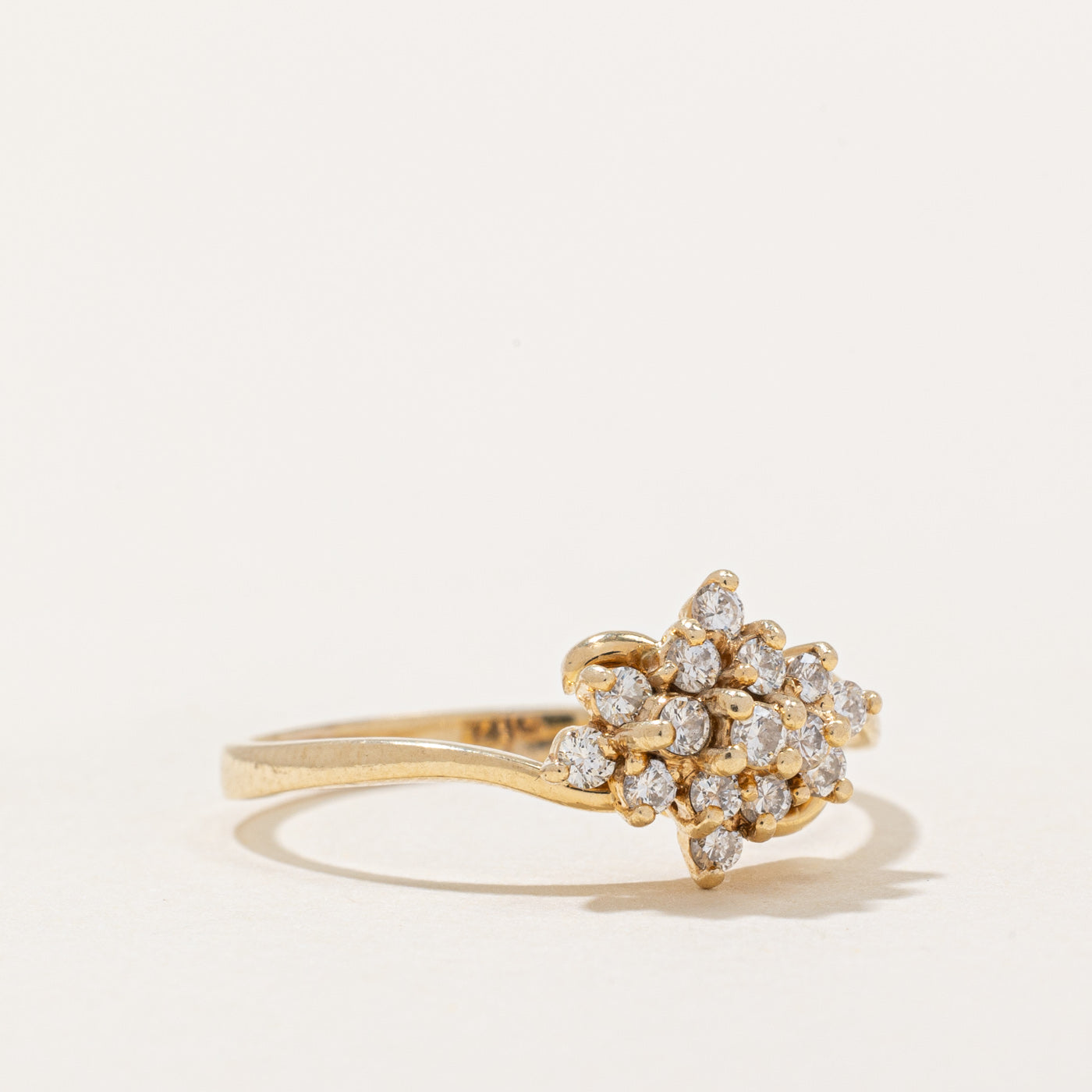 Diamond Cluster Ring | 0.34ctw | SZ 9.25 |