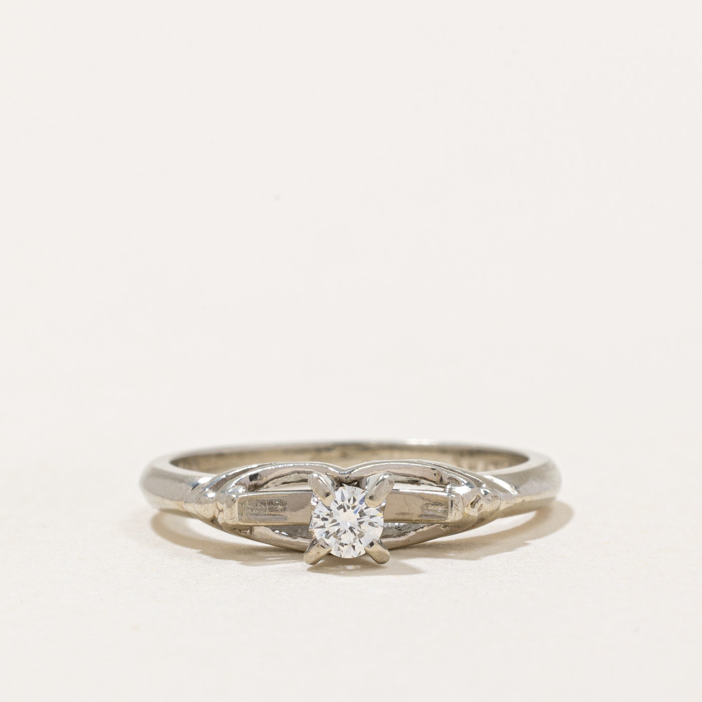 High Set Diamond Ring | 0.12ct | SZ 5.75 |