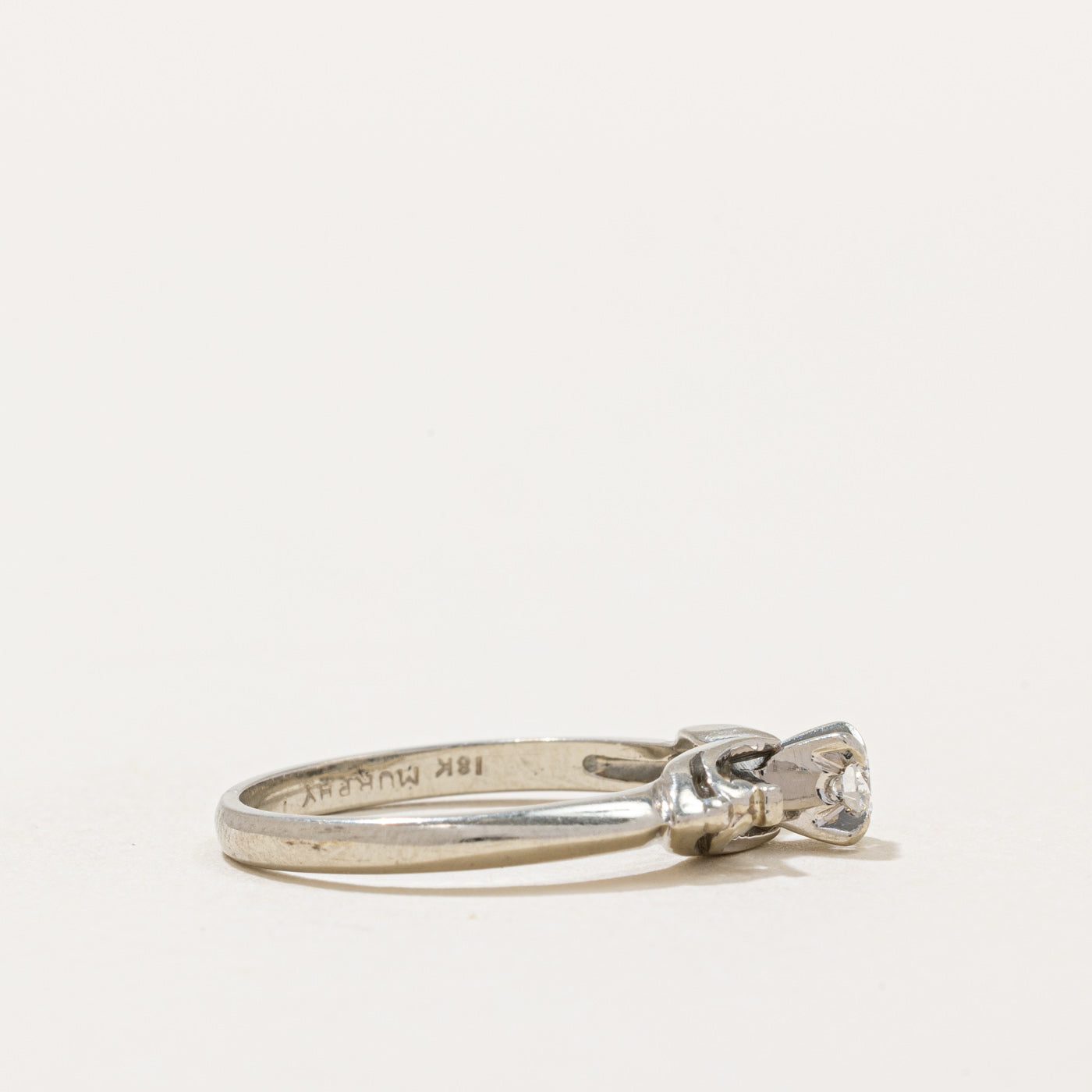 High Set Diamond Ring | 0.12ct | SZ 5.75 |