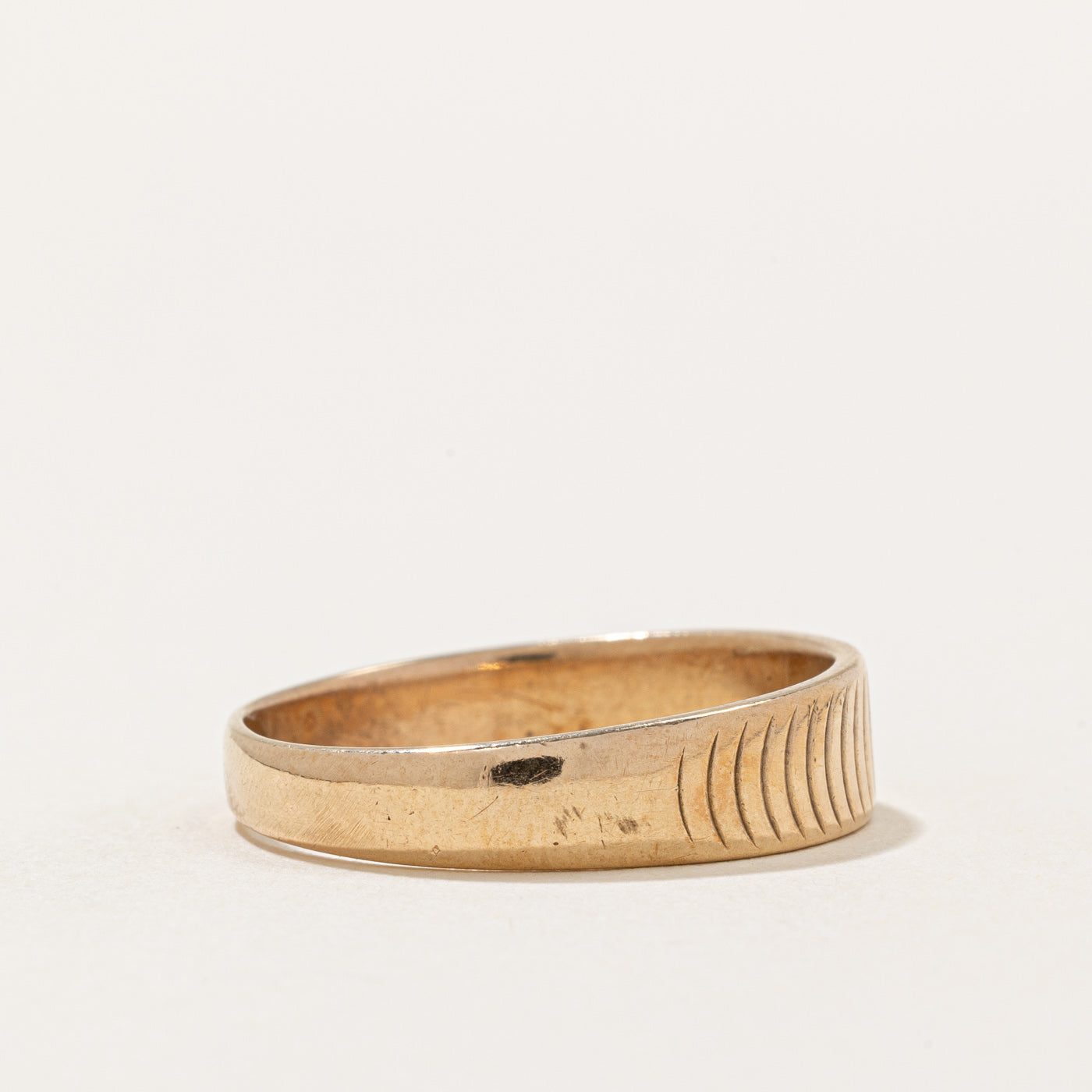 Textured Diamond Band | 0.015ct | SZ 10.75 |