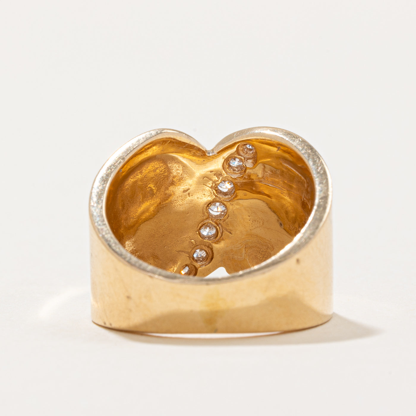 Diamond Waterfall Ring | 0.20ctw | SZ 5.25 |