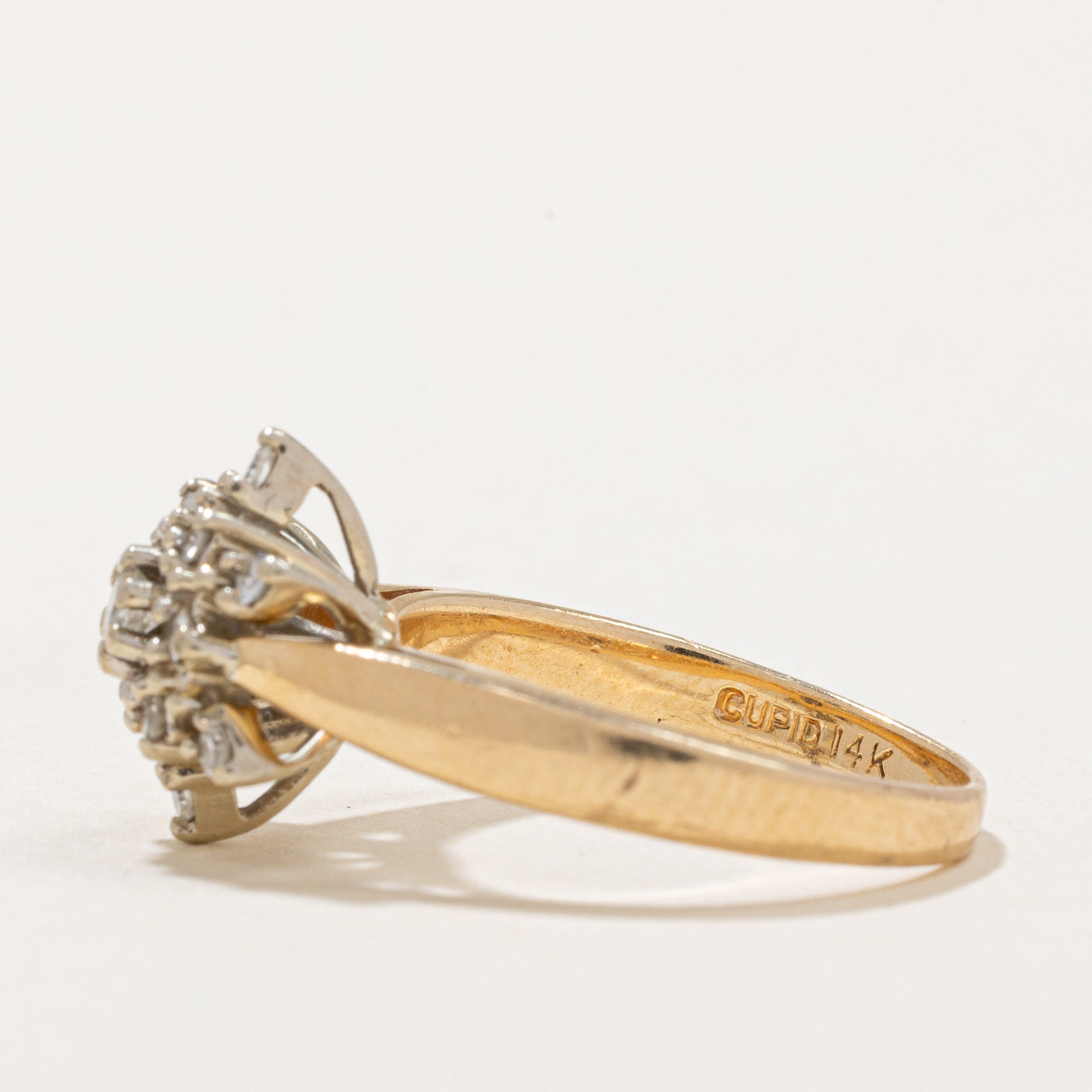 Diamond Cluster Cocktail Ring | 0.21ctw | SZ 5 |