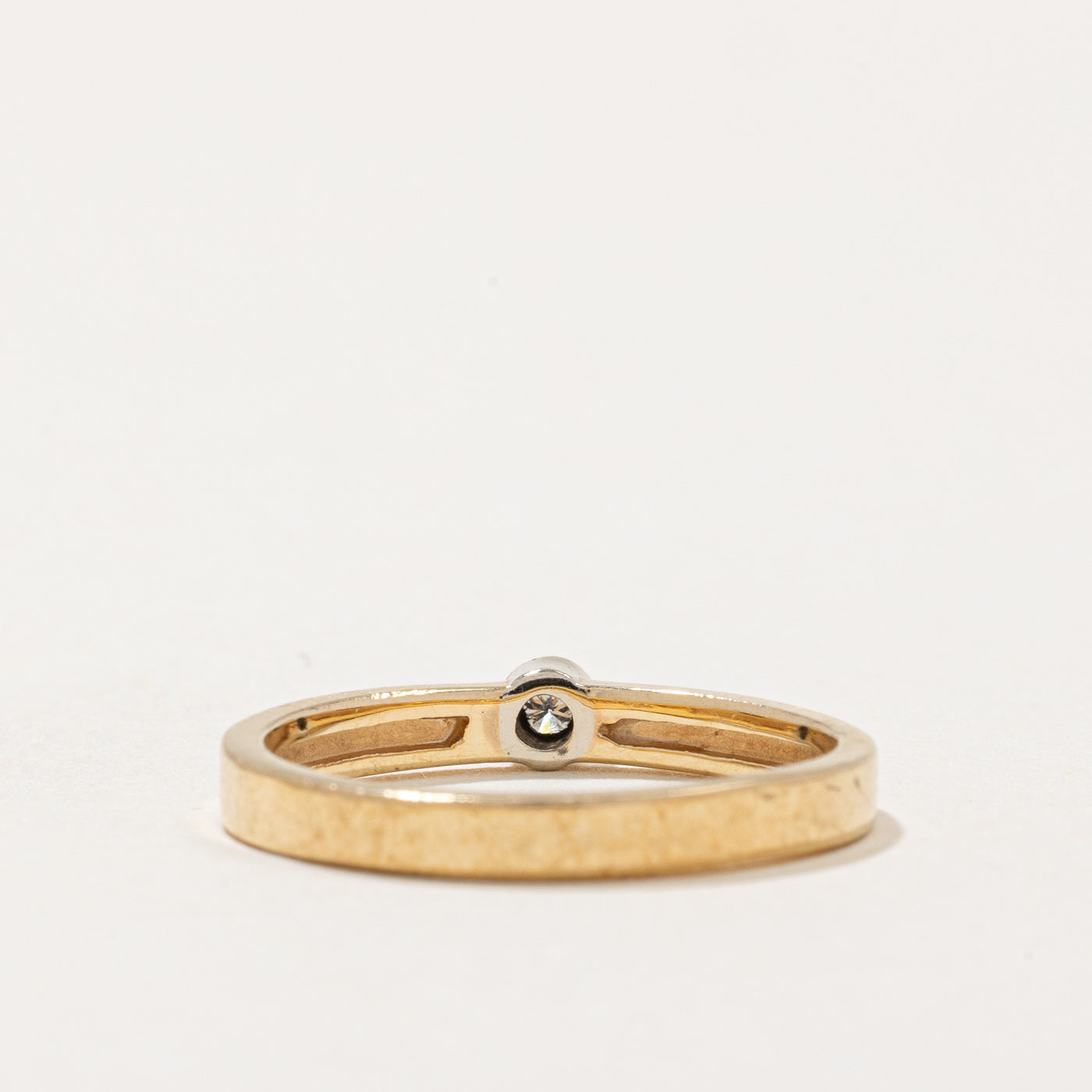Bezel Set Diamond Ring | 0.03ct | SZ 6 |