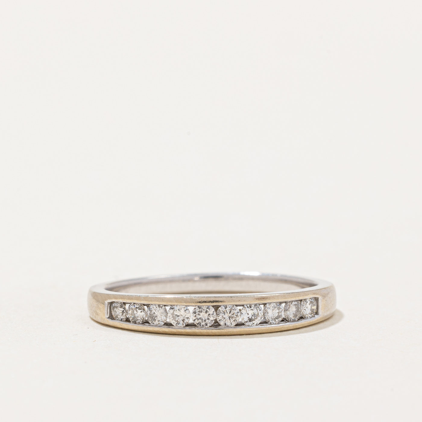 Channel Set Semi Eternity Diamond Band | 0.25ctw | SZ 6.5 |