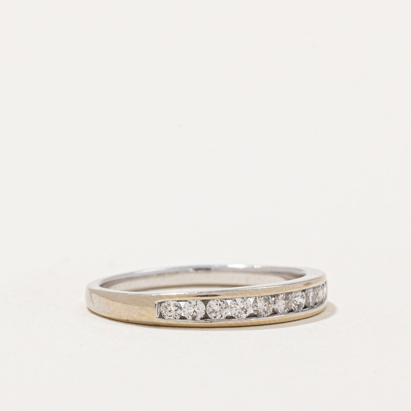 Channel Set Semi Eternity Diamond Band | 0.25ctw | SZ 6.5 |