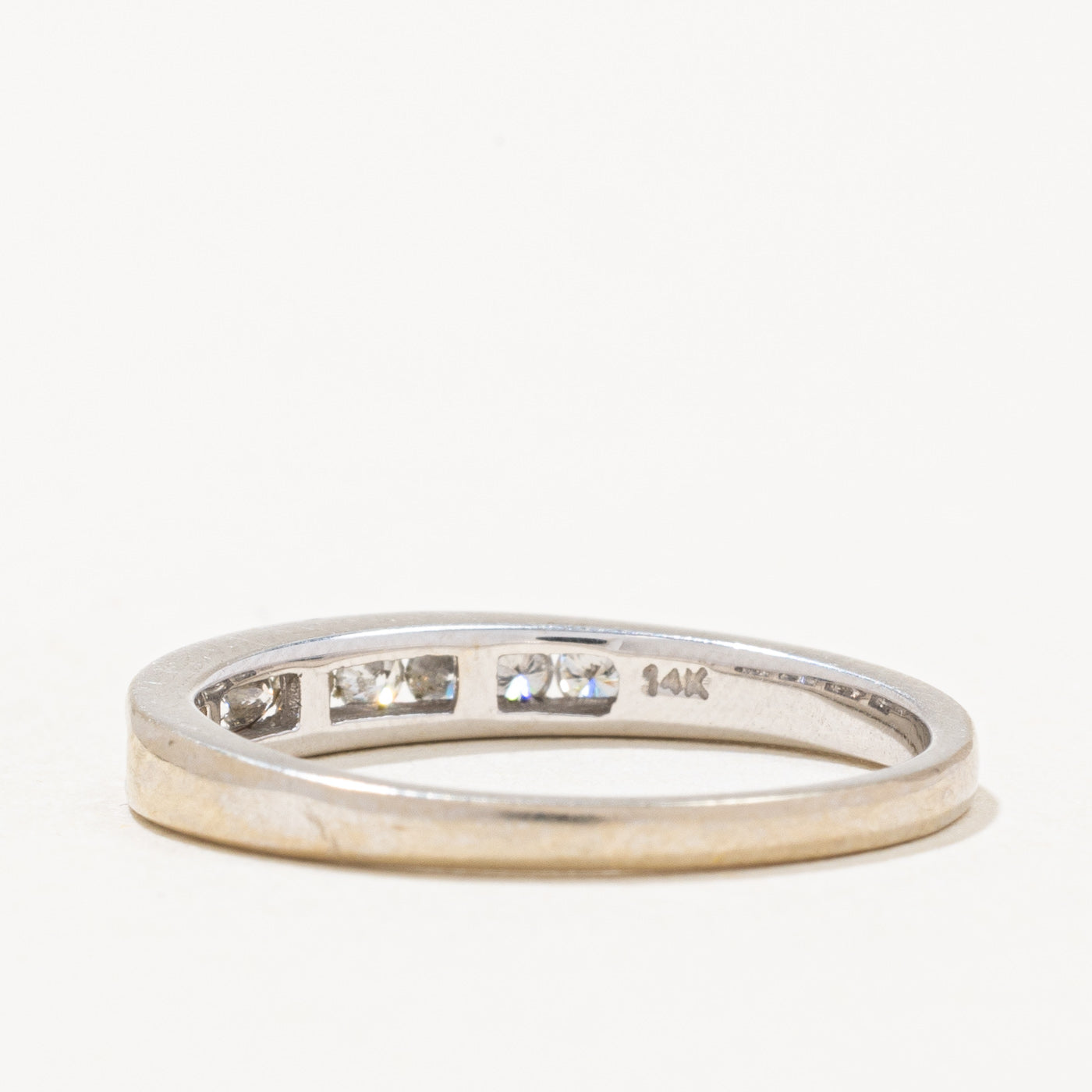 Channel Set Semi Eternity Diamond Band | 0.25ctw | SZ 6.5 |