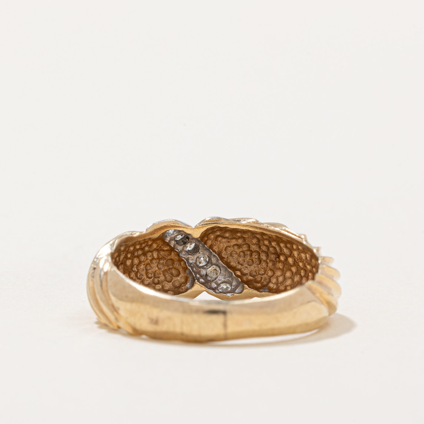Bague Diamond Wave Dome | 0,08 ct | Taille 7,25 |
