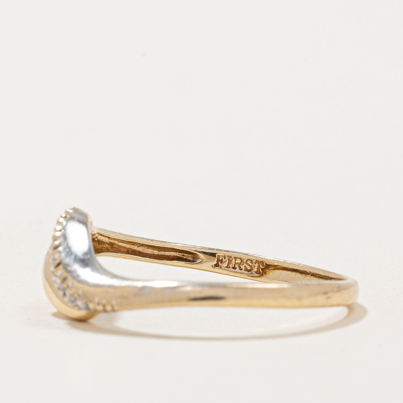 Bague cascade de diamants | 0,07 ct | Taille 6,5 |