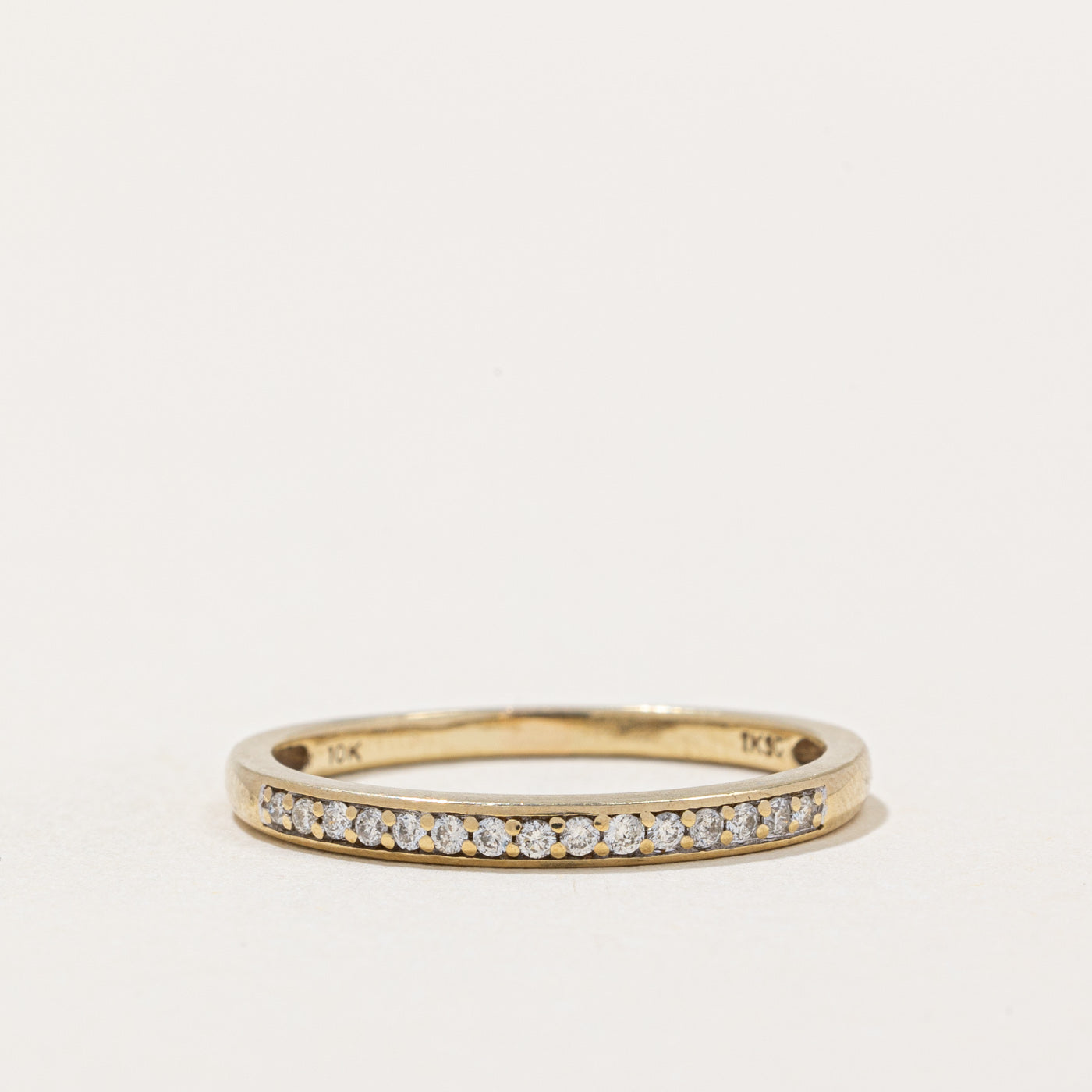 Diamond Semi Eternity Band | 0.10ctw | SZ 7.75 |
