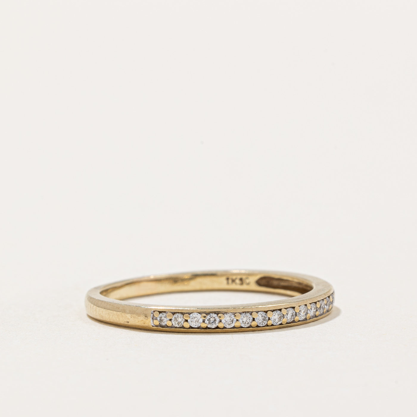 Diamond Semi Eternity Band | 0.10ctw | SZ 7.75 |
