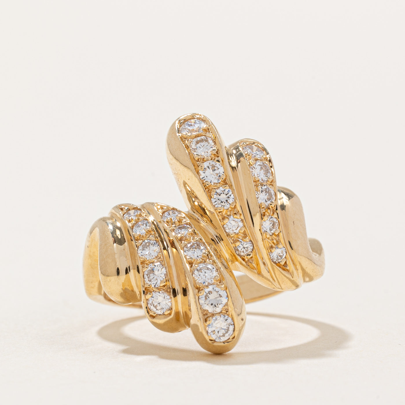 Diamond Cocktail Ring | 0.73ctw | SZ 6.75 |