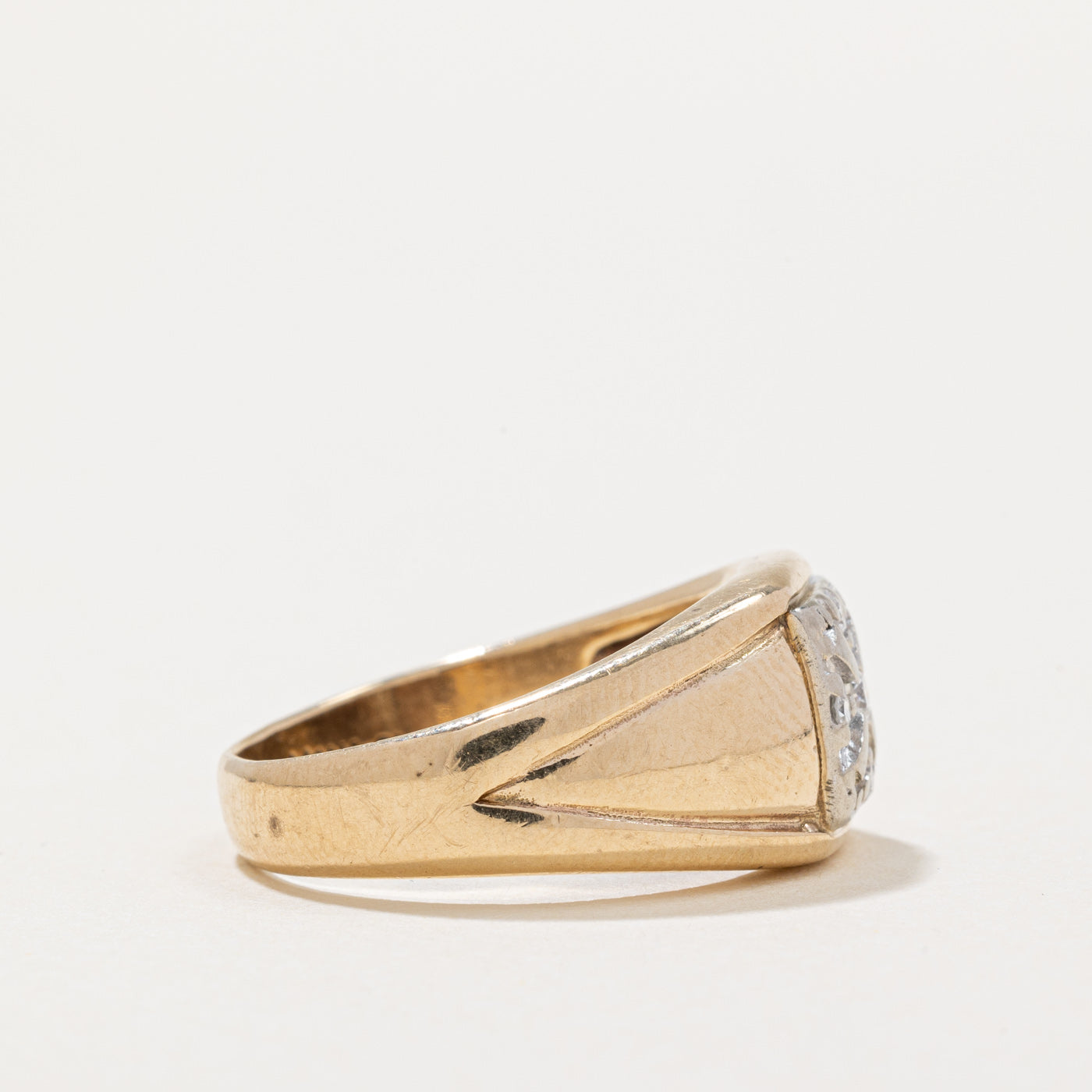 Illusion Set Diamond Ring | 0.11ctw | SZ 9 |