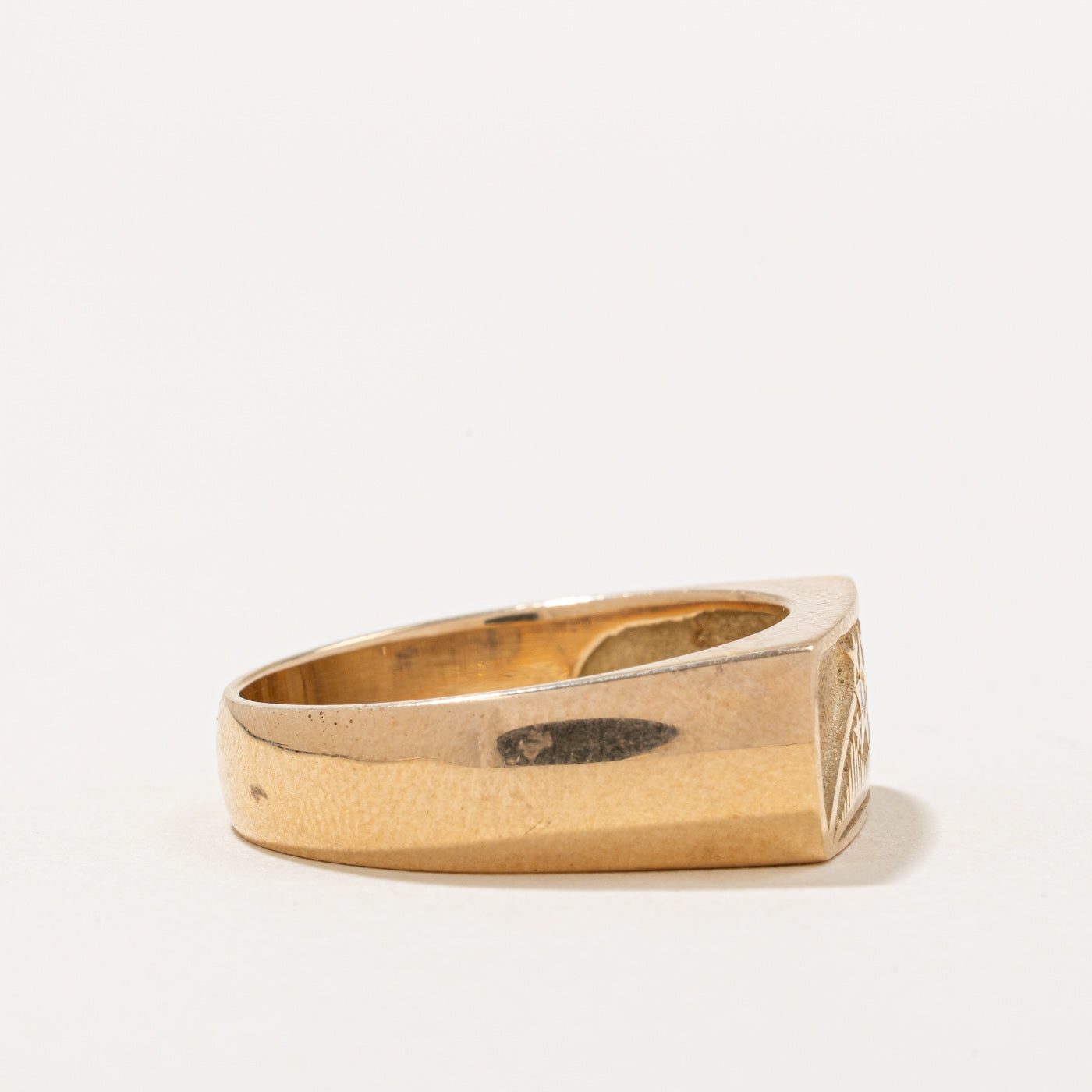 Diamond Star Signet Ring | 0.02ct | SZ 10.25 |