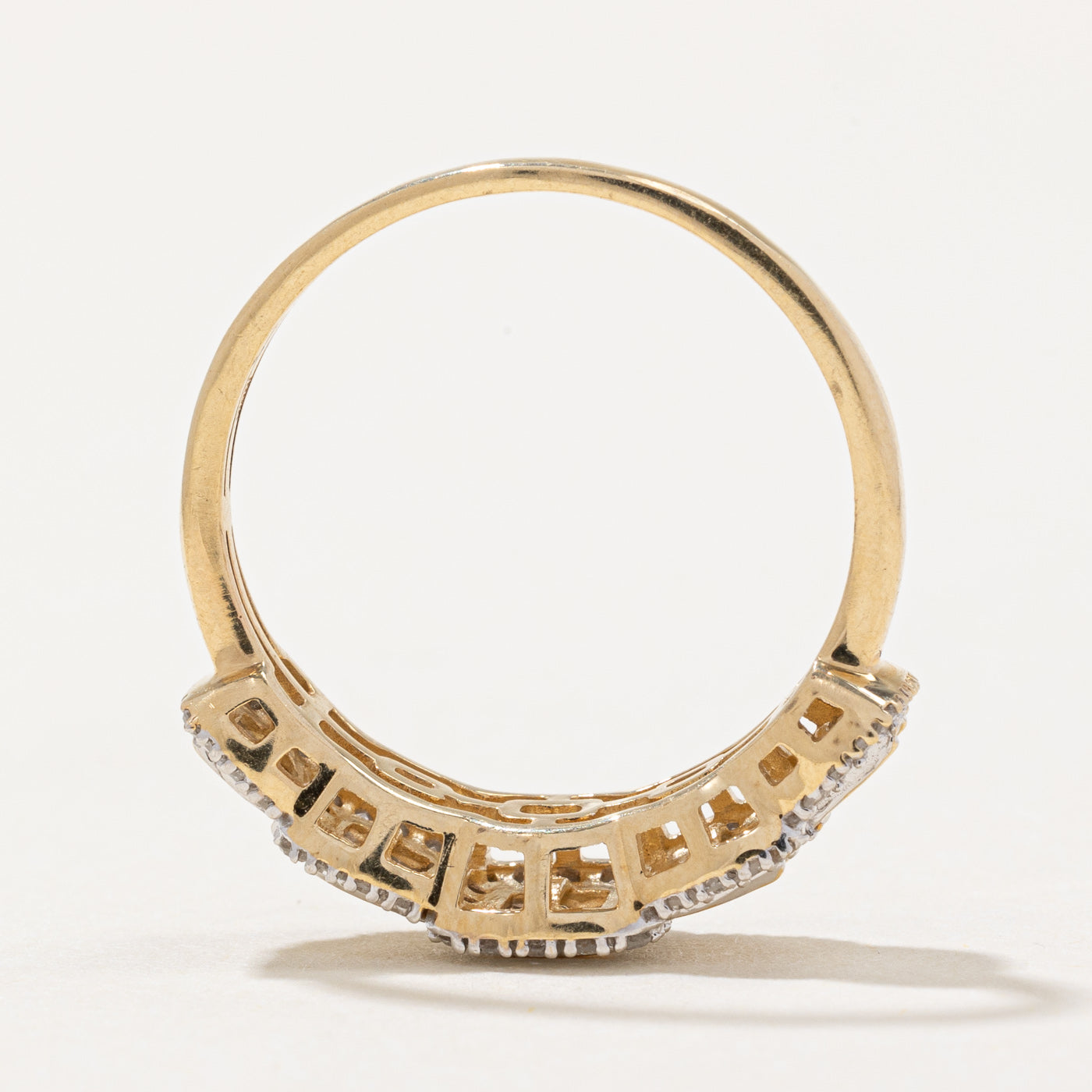 Diamond Cocktail Ring | 0.59ctw | SZ 7.25 |
