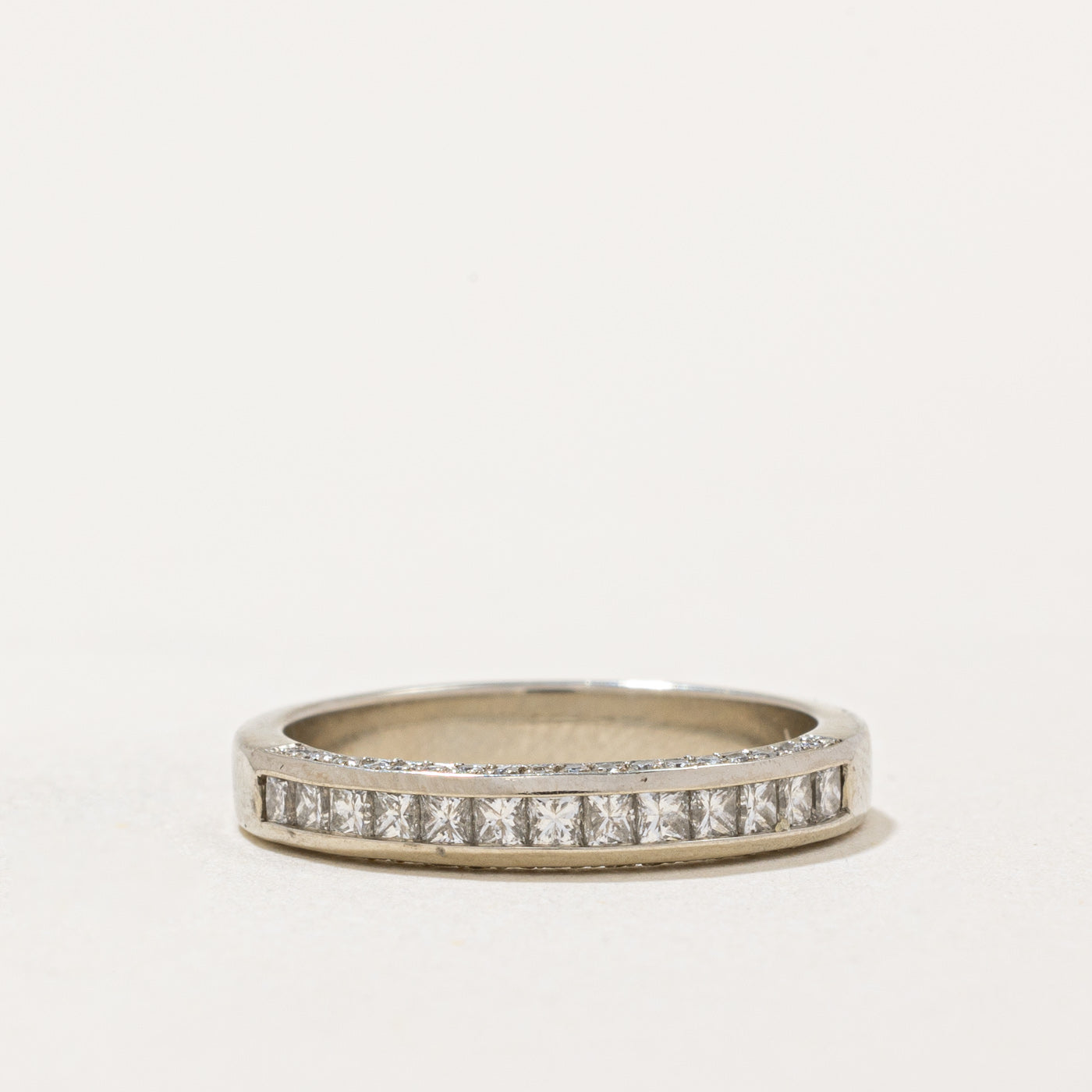 Diamond Edge Semi Eternity Band Ring | 0.33ctw | SZ 4.5 |