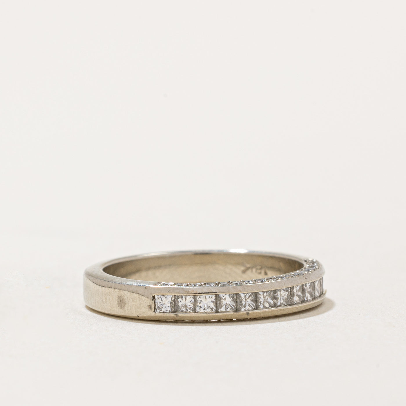 Diamond Edge Semi Eternity Band Ring | 0.33ctw | SZ 4.5 |