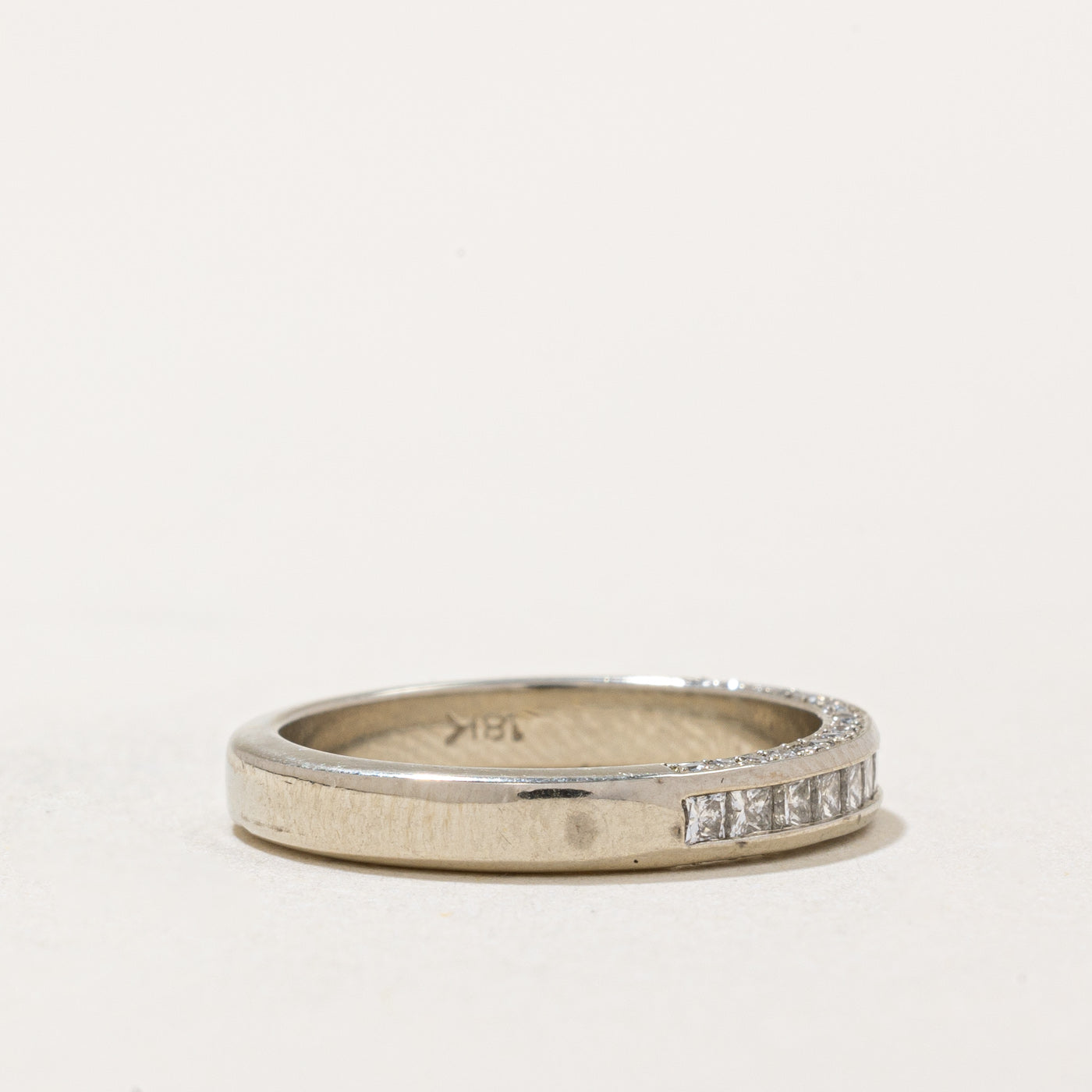 Diamond Edge Semi Eternity Band Ring | 0.33ctw | SZ 4.5 |