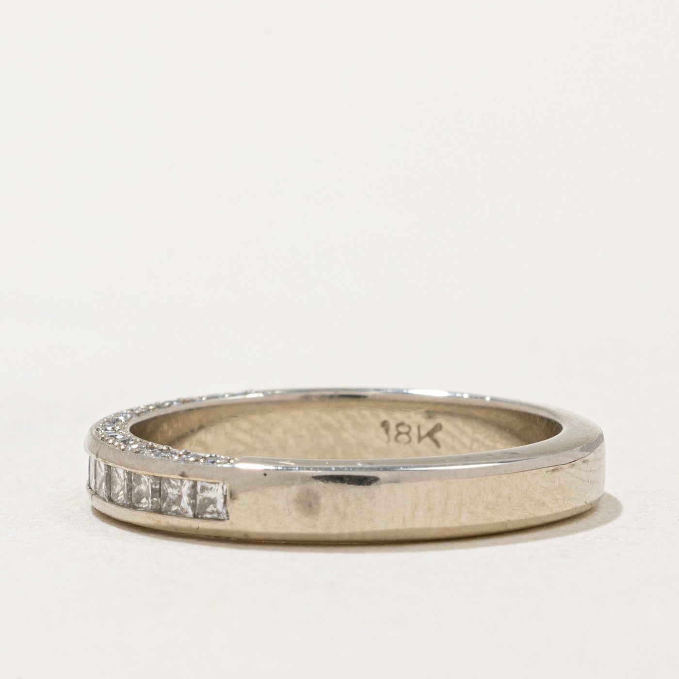 Diamond Edge Semi Eternity Band Ring | 0.33ctw | SZ 4.5 |