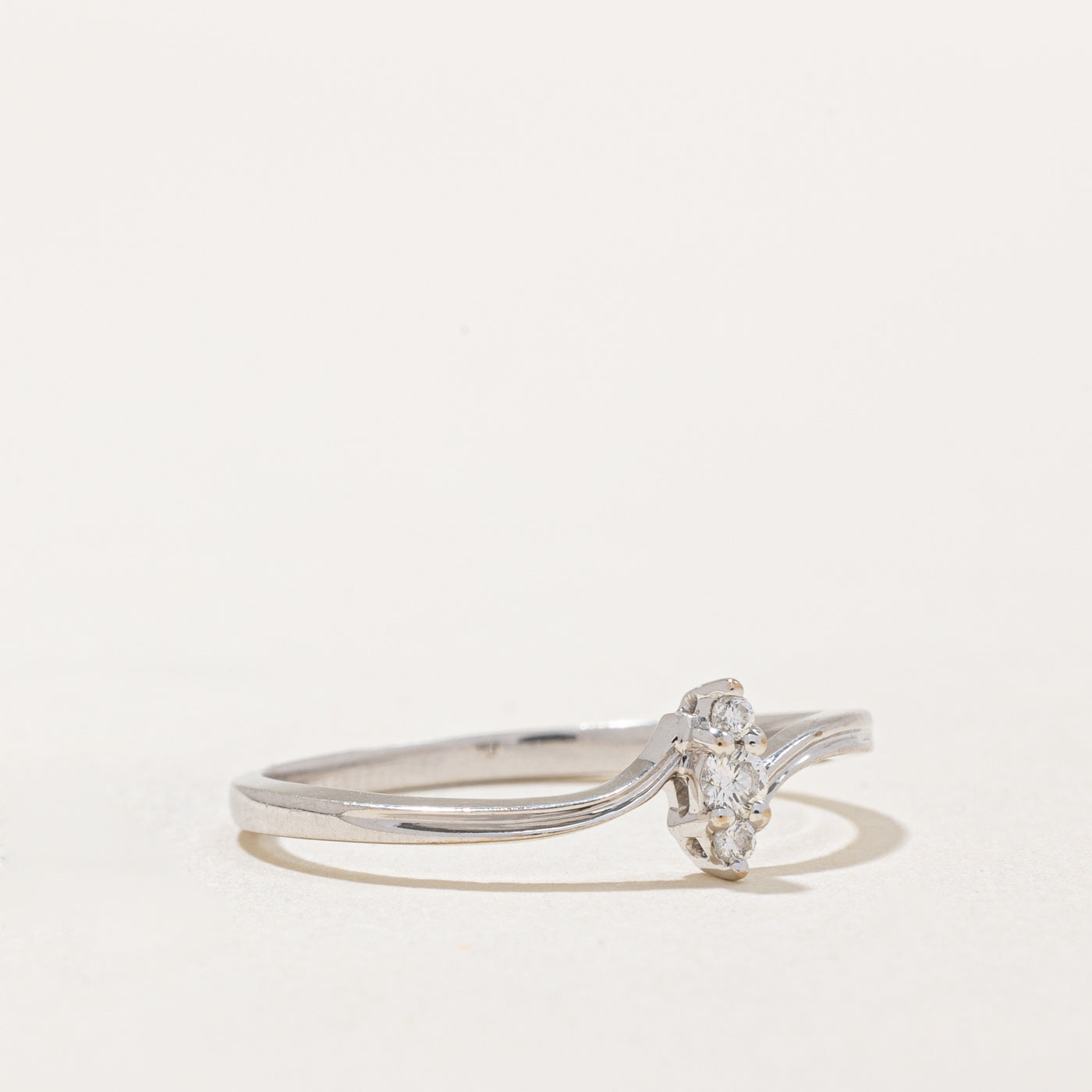 Diamond Marquise Shaped Ring | 0.07ctw | SZ 7.25 |