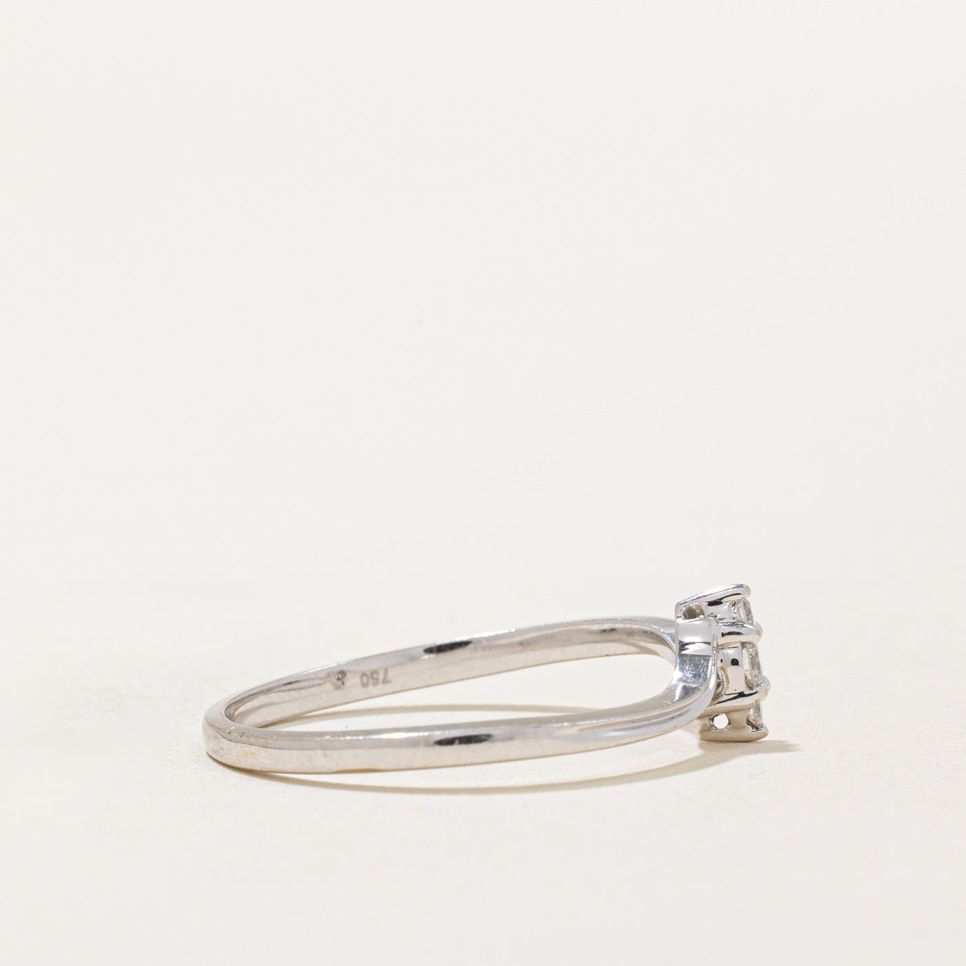 Diamond Marquise Shaped Ring | 0.07ctw | SZ 7.25 |