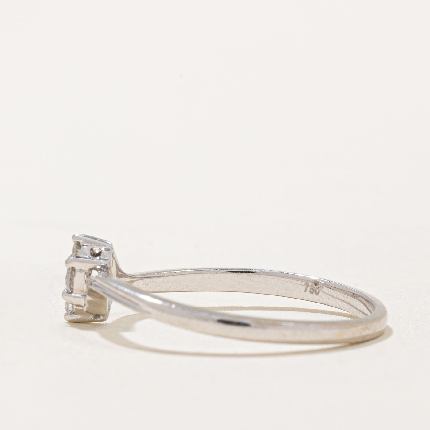 Diamond Marquise Shaped Ring | 0.07ctw | SZ 7.25 |