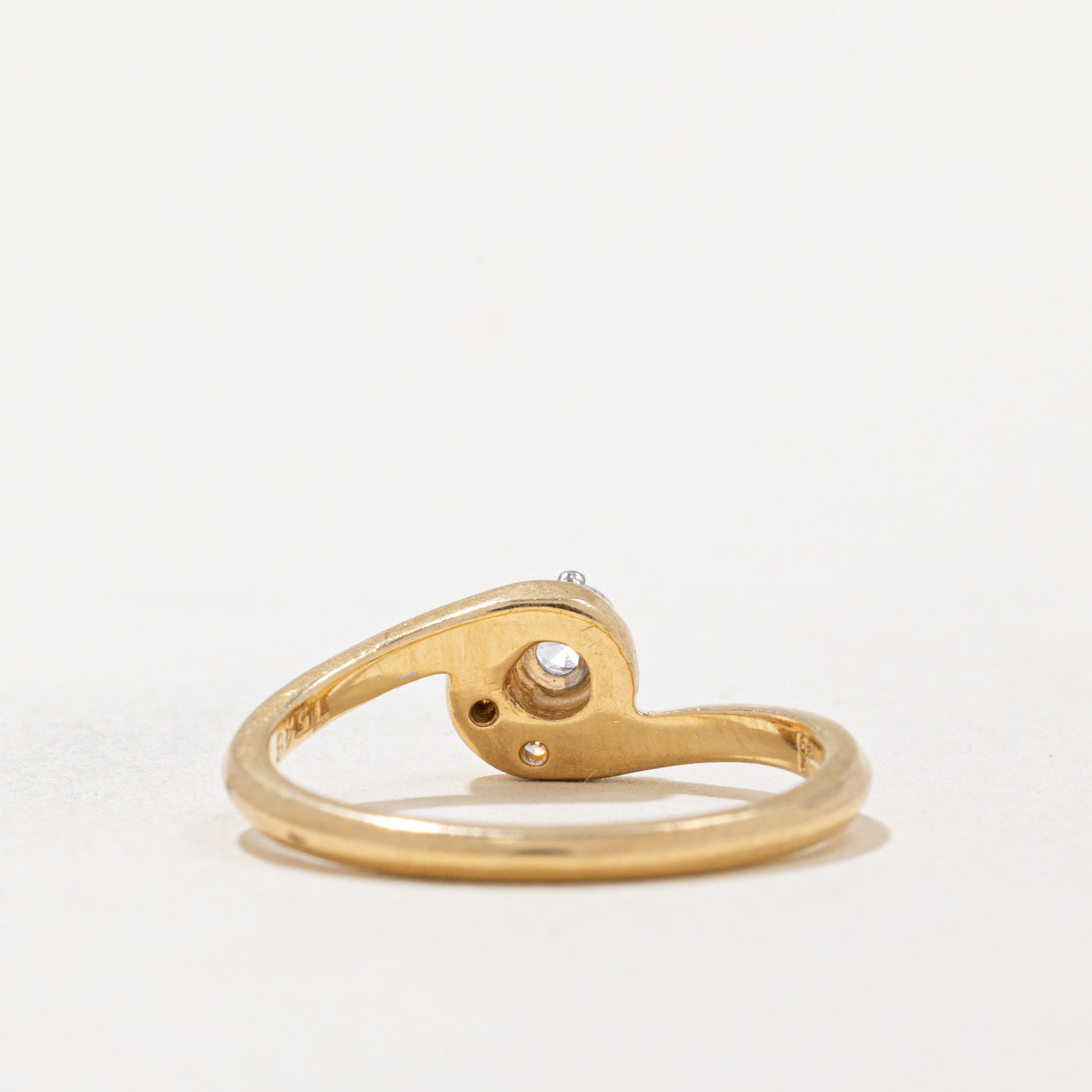 Diamond Bypass Ring | 0.12ctw | SZ 5.75 |