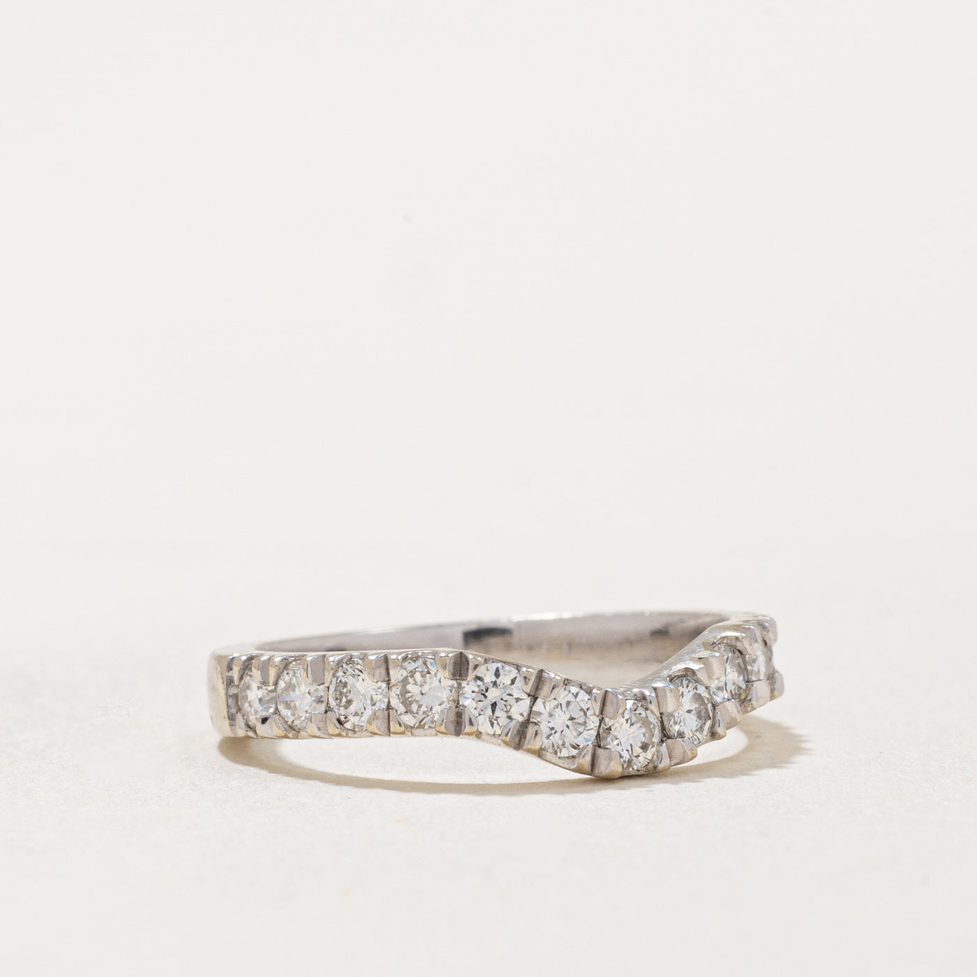 Diamond Chevron Ring | 0.52ctw | SZ 3.75 |