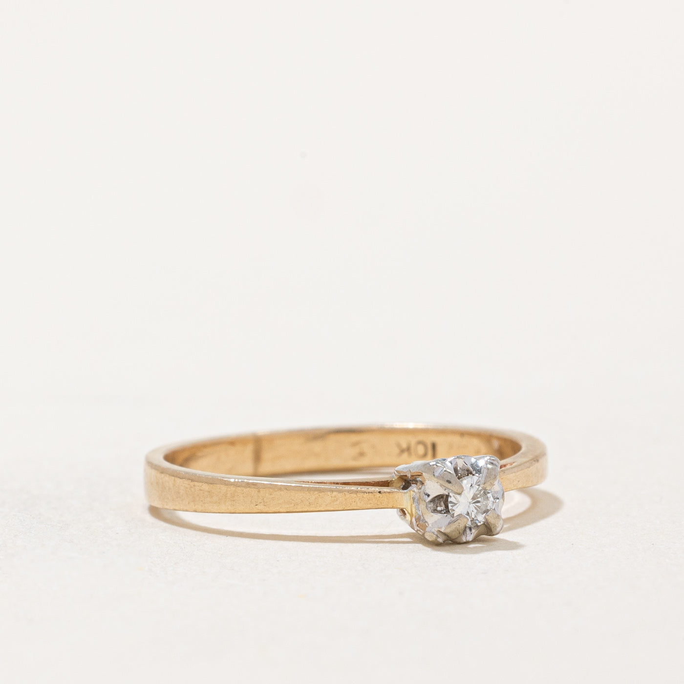 Illusion Set Diamond Ring | 0.03ct | SZ 4.5 |