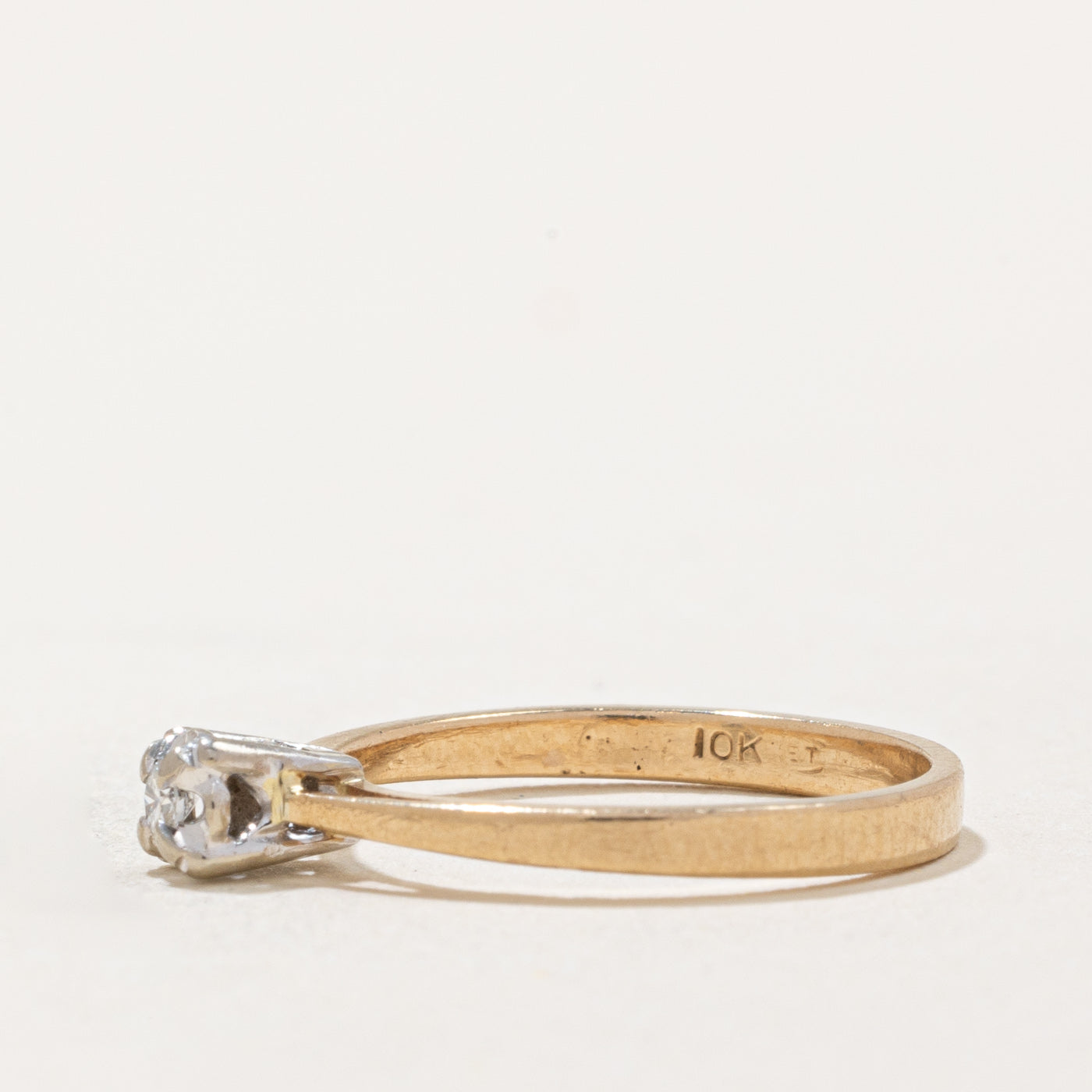 Illusion Set Diamond Ring | 0.03ct | SZ 4.5 |