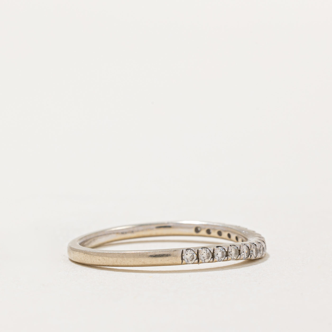 Diamond Semi Eternity Contour Band | 0.21ctw | SZ 7.25 |