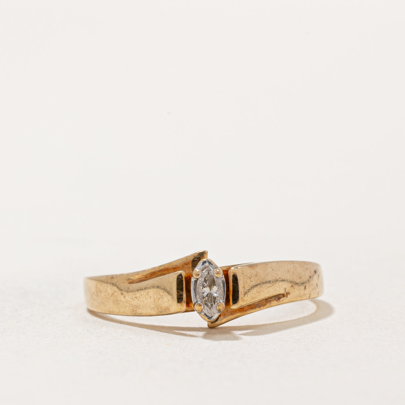 Marquise Cut Diamond Ring | 0.07ct | SZ 7.25 |