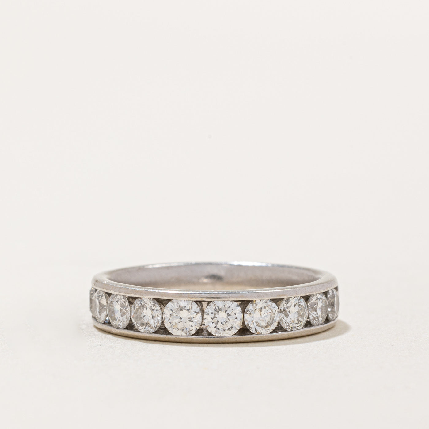 Channel Set Semi Eternity Diamond Band | 0.98ctw | SZ 6 |