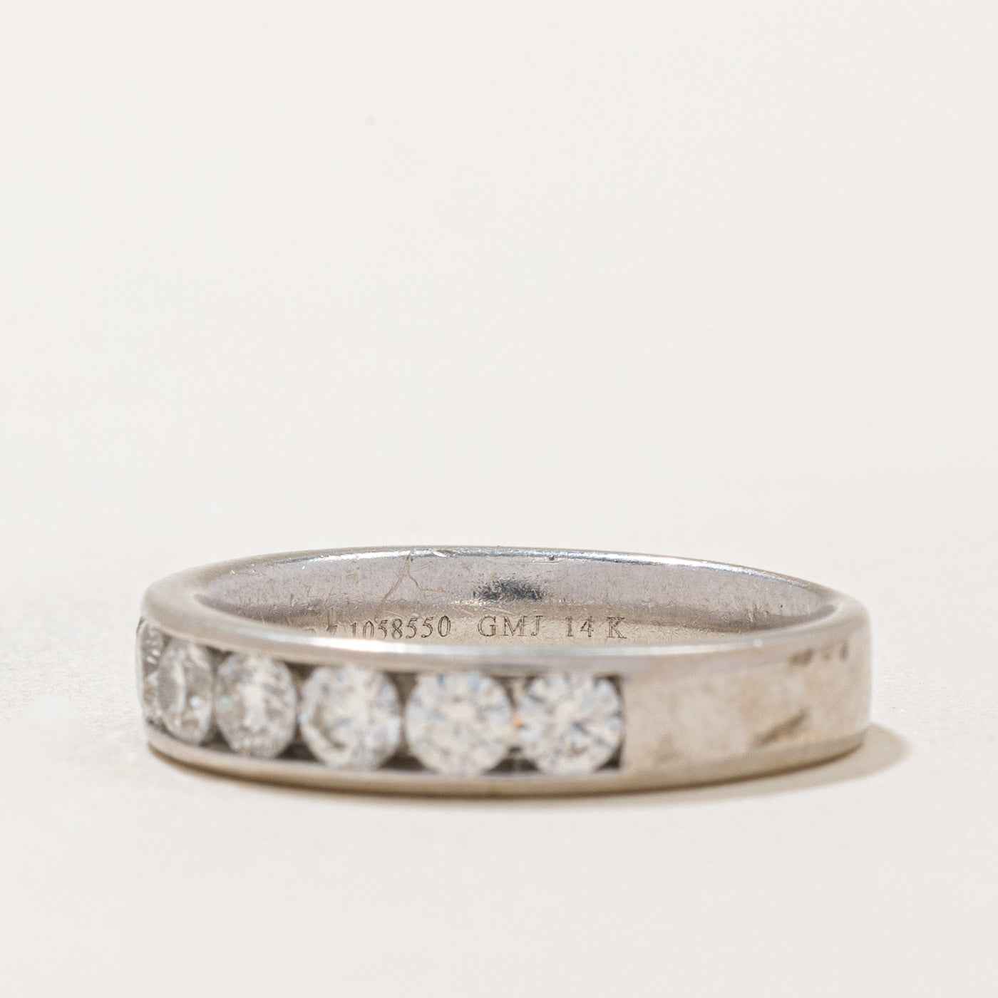 Channel Set Semi Eternity Diamond Band | 0.98ctw | SZ 6 |