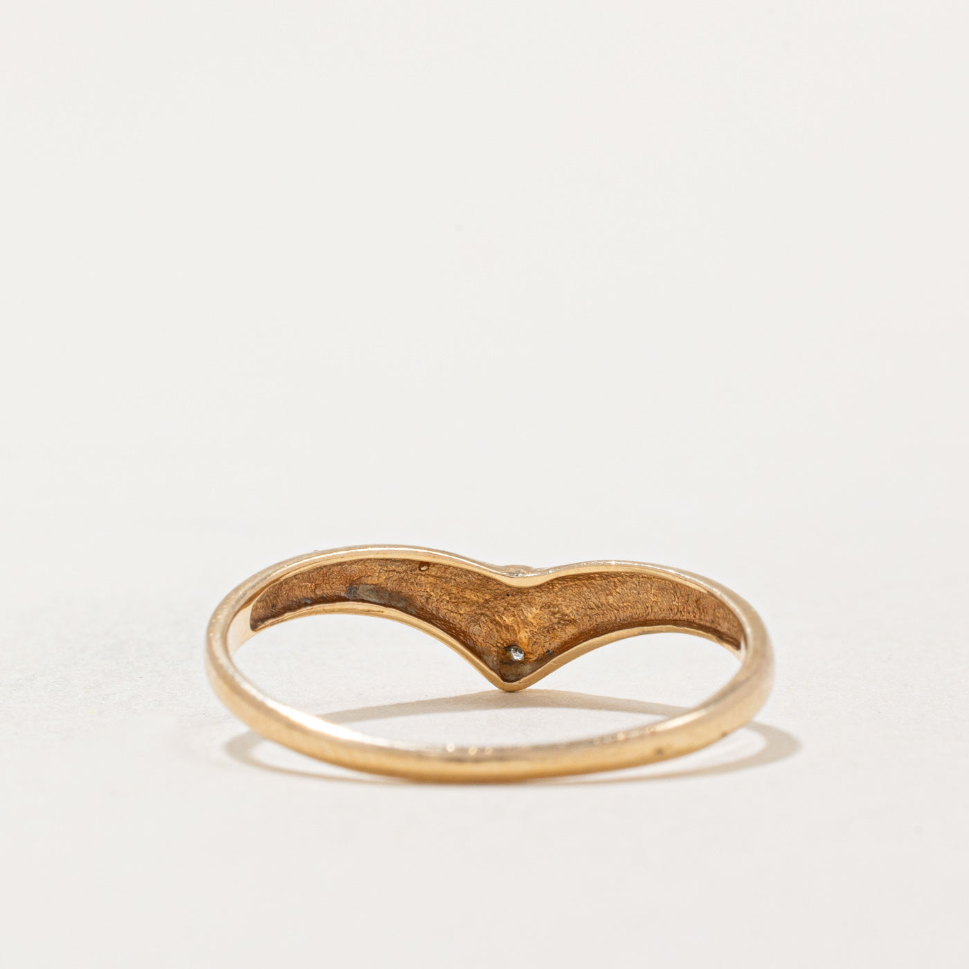 Bague chevron en diamant | 0,006 ct | Taille 7 |