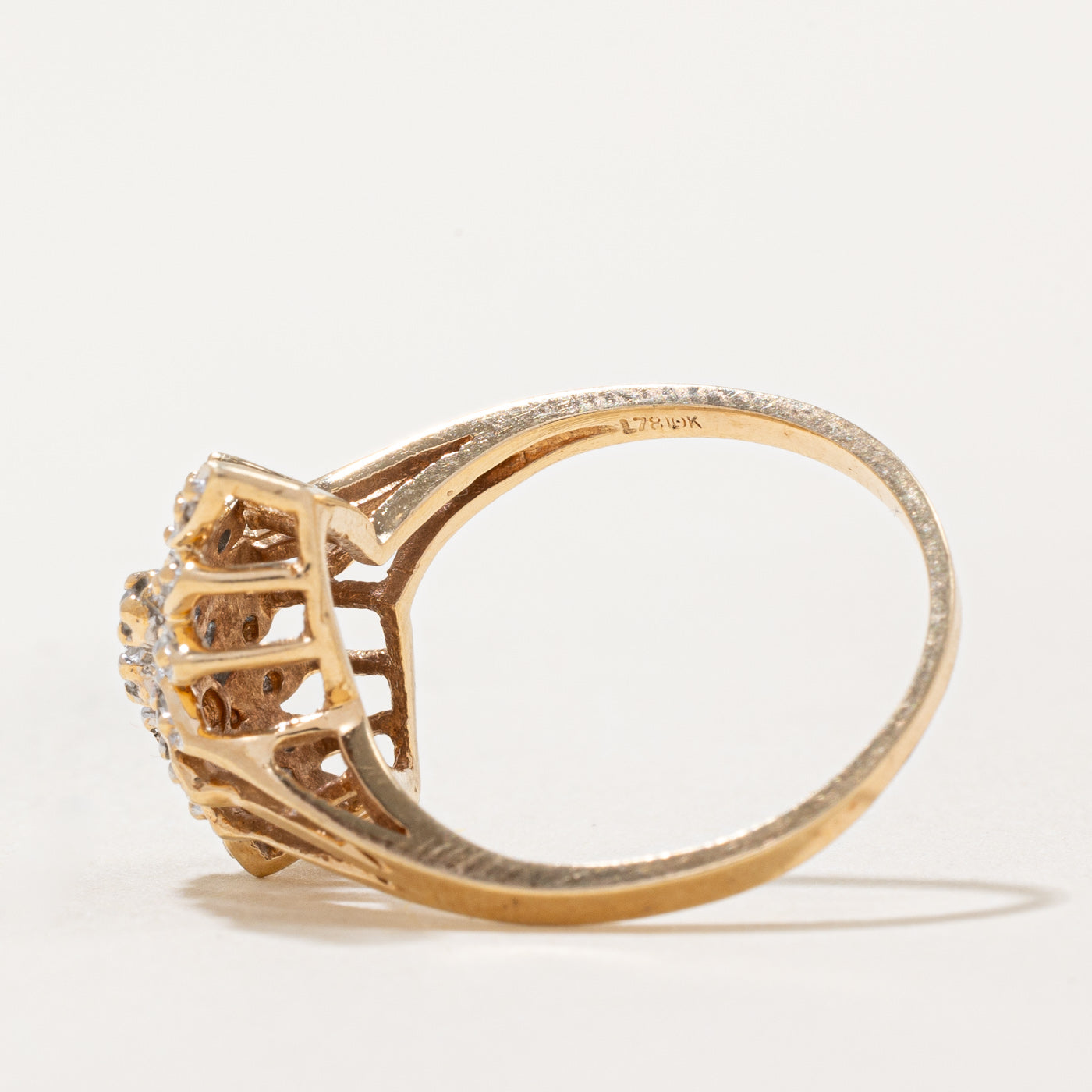 Diamond Cocktail Ring | 0.20ctw | SZ 5.75 |