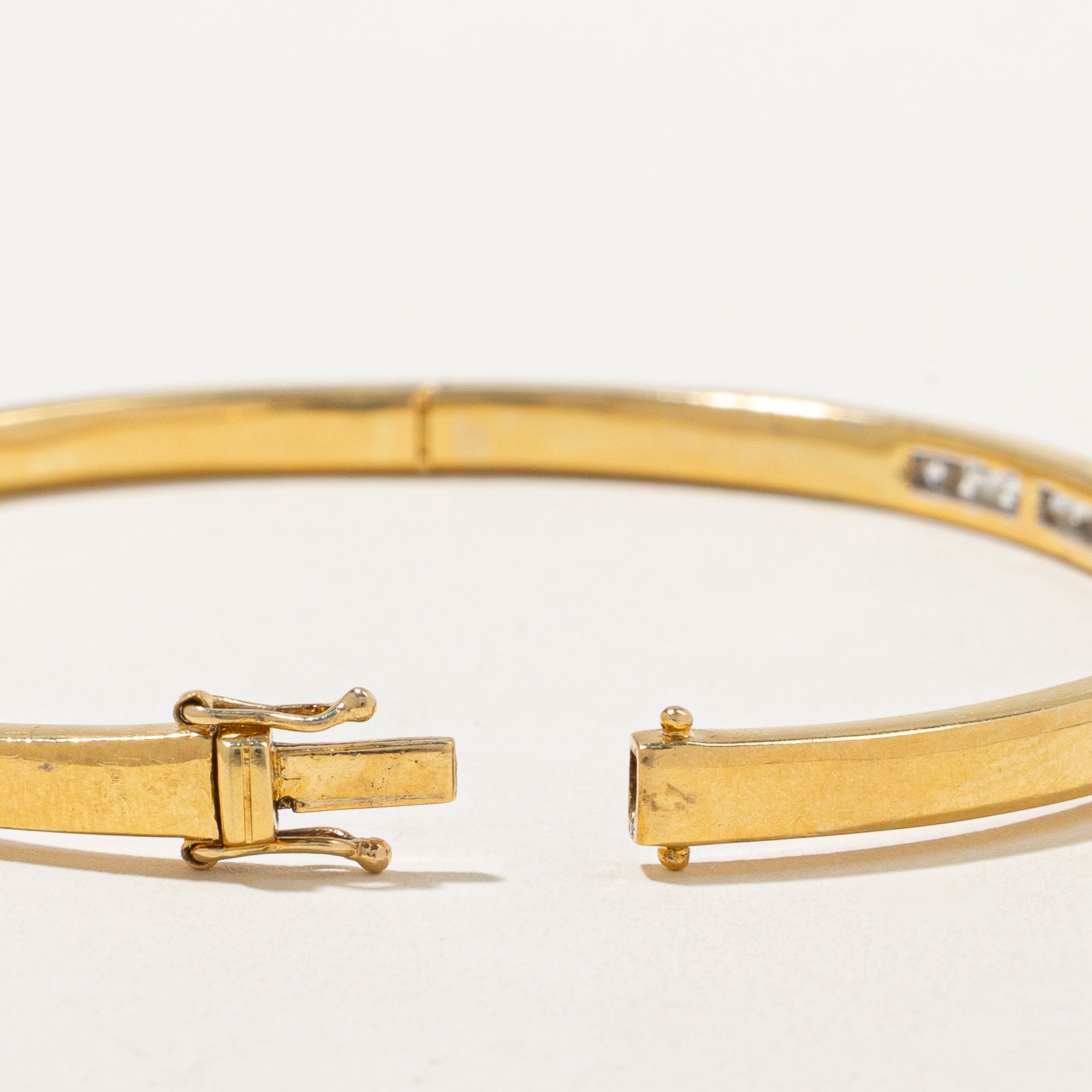 Channel Set Diamond Bangle | 1.00ctw | 6.5" |