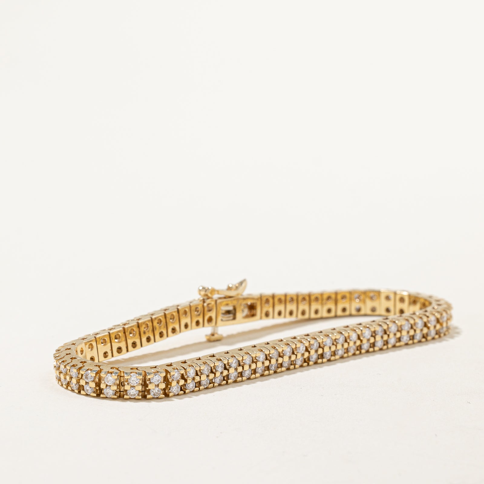 Double Row Diamond Tennis Bracelet | 1.47ctw | 7" |