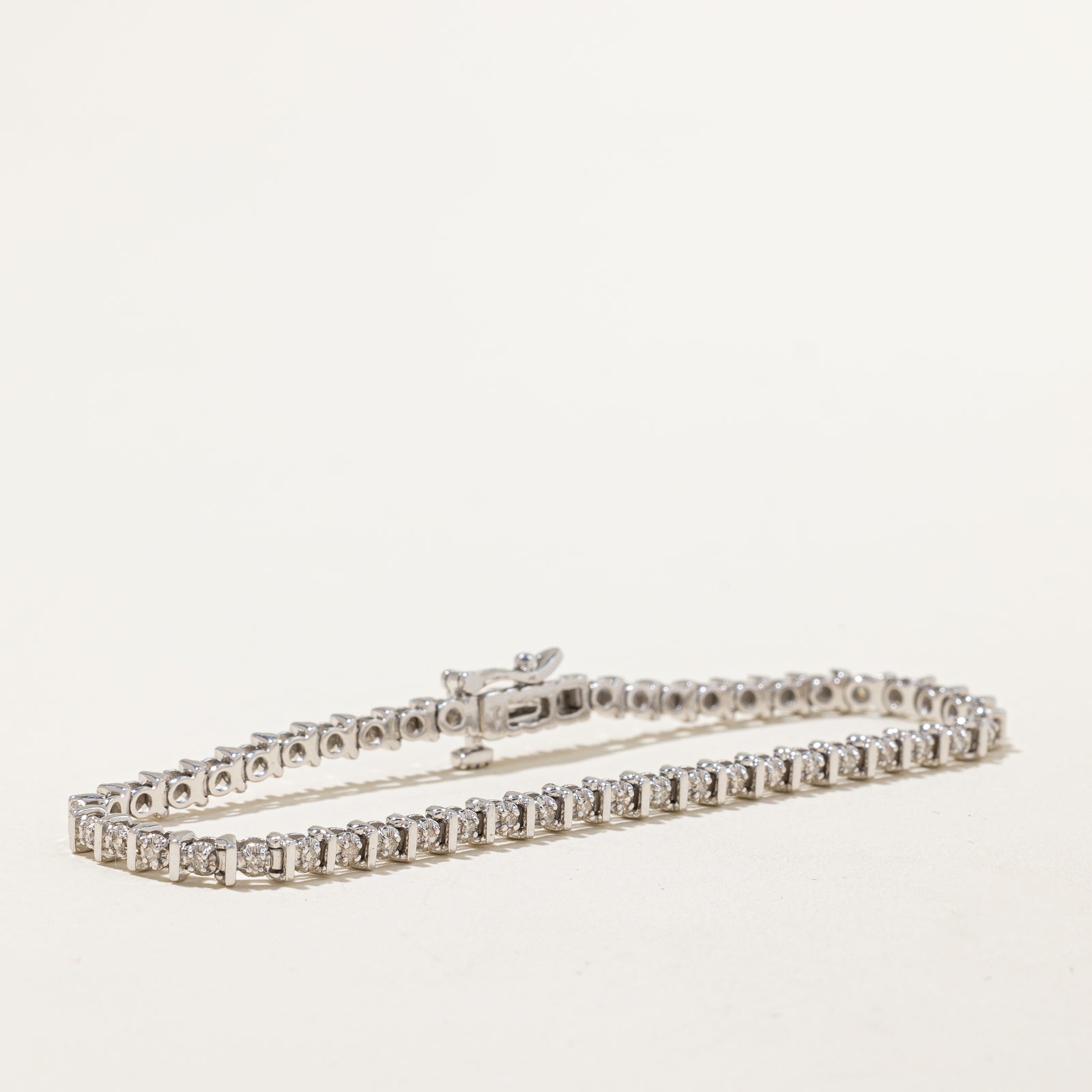 Illusion Set Diamond Tennis Bracelet | 0.50ctw | 7" |