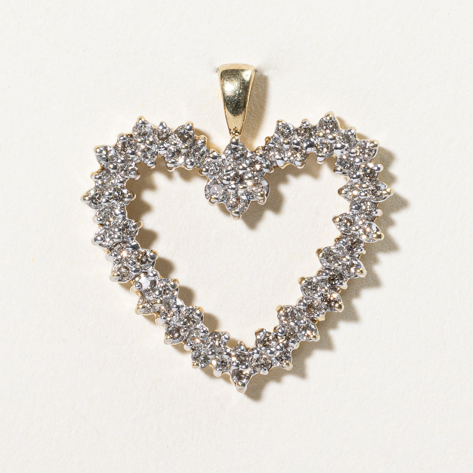 Diamond Heart Pendant | 0.95ctw |