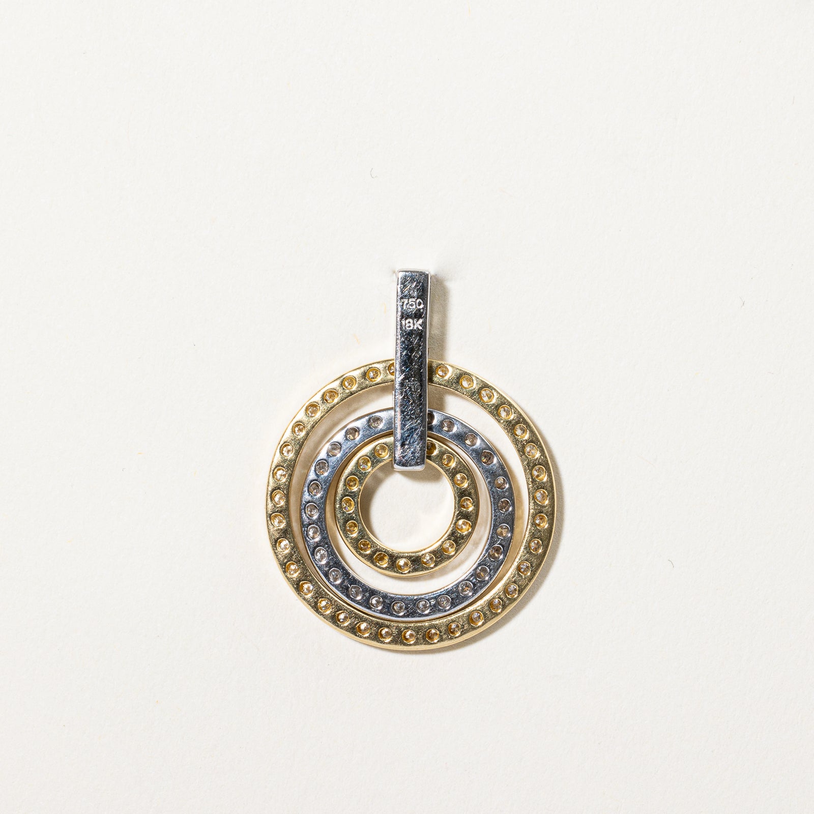 Diamond Trio Circle Pendant | 0.38ctw |
