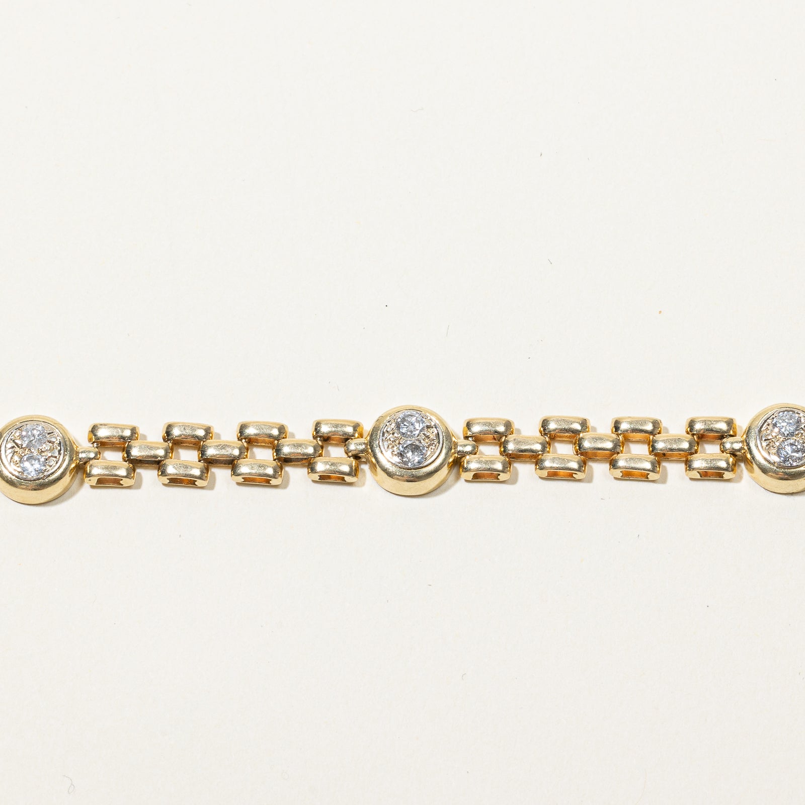 Diamond Panther Chain Bracelet | 0.63ctw | 7.5" |
