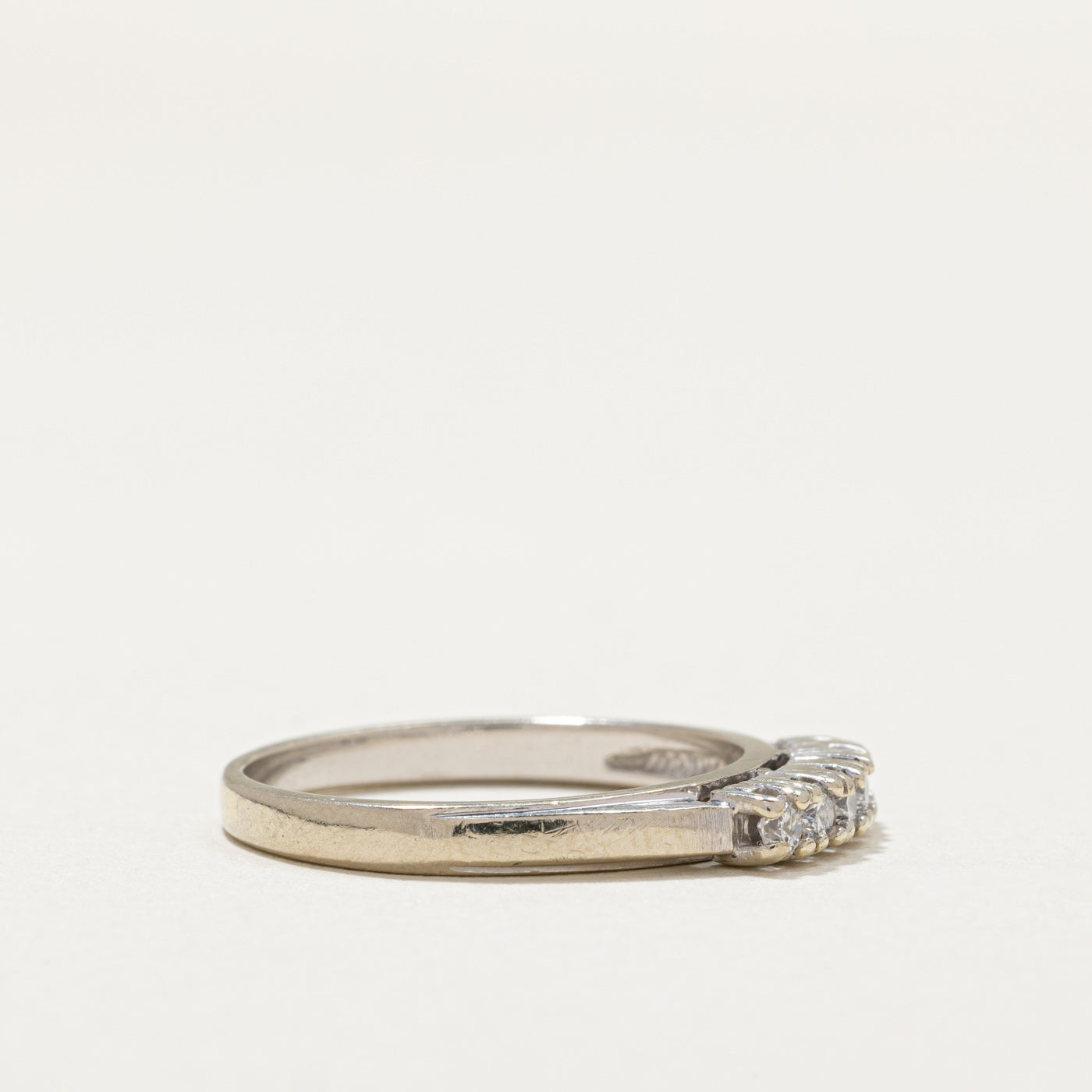Semi Eternity Wedding Ring | 0.24ctw | SZ 6.5