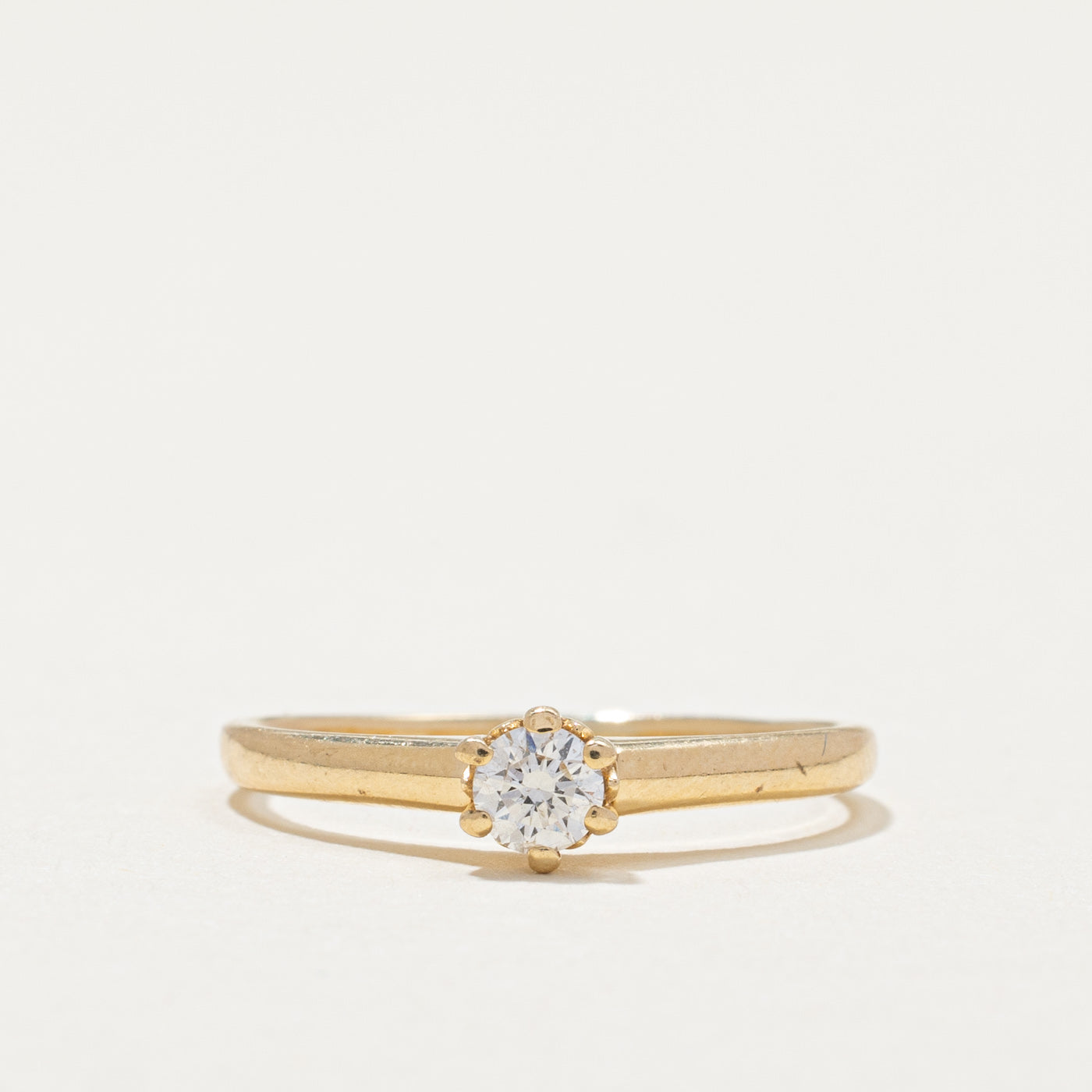 Solitaire Diamond Ring | 0.16ct | SZ 5.25