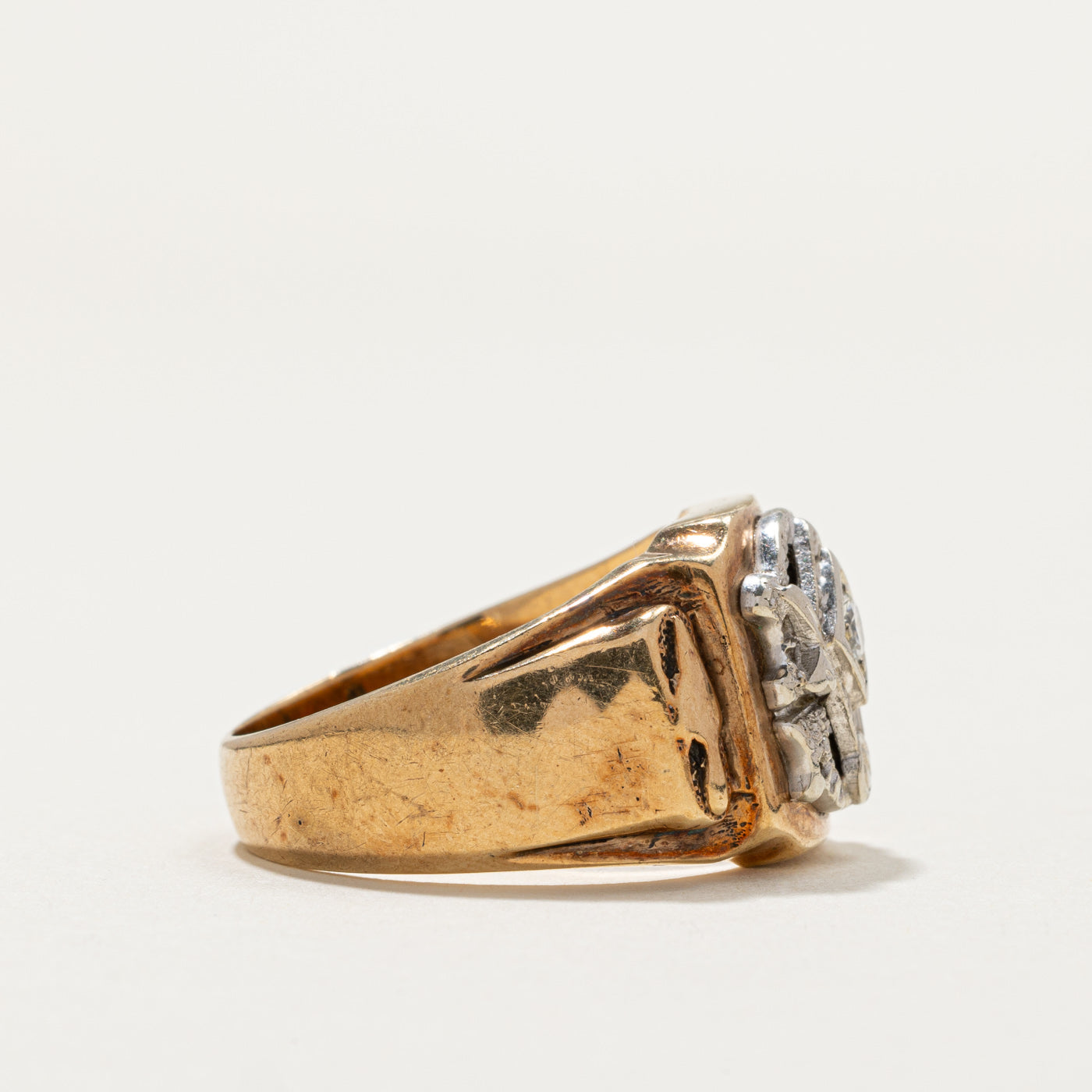 Single Stone Free Masons Ring | 0.11ct | SZ 9.75