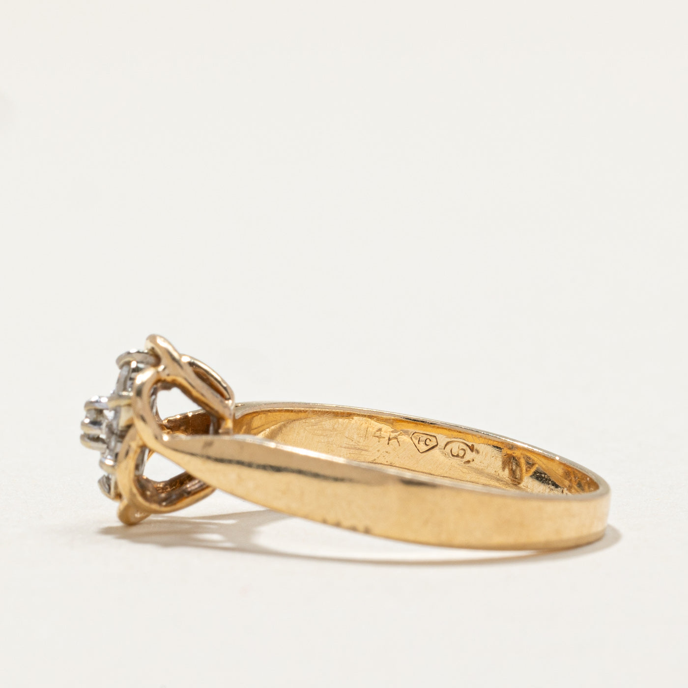 Diamond Cluster Ring | 0.13ctw | SZ 6