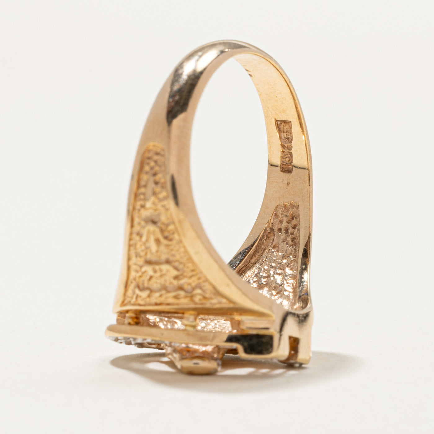 Horseshoe & Horse Diamond Ring | 0.28ctw | SZ 10