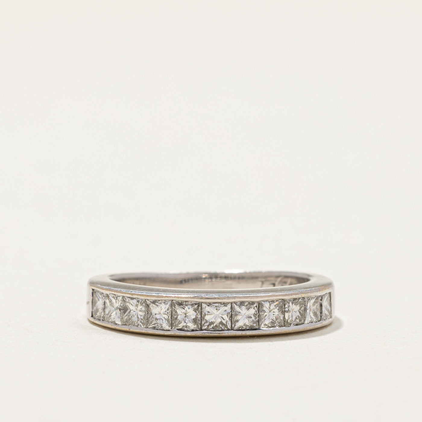 Princess Cut Semi Eternity Diamond Band | 0.60ctw | SZ 3.75