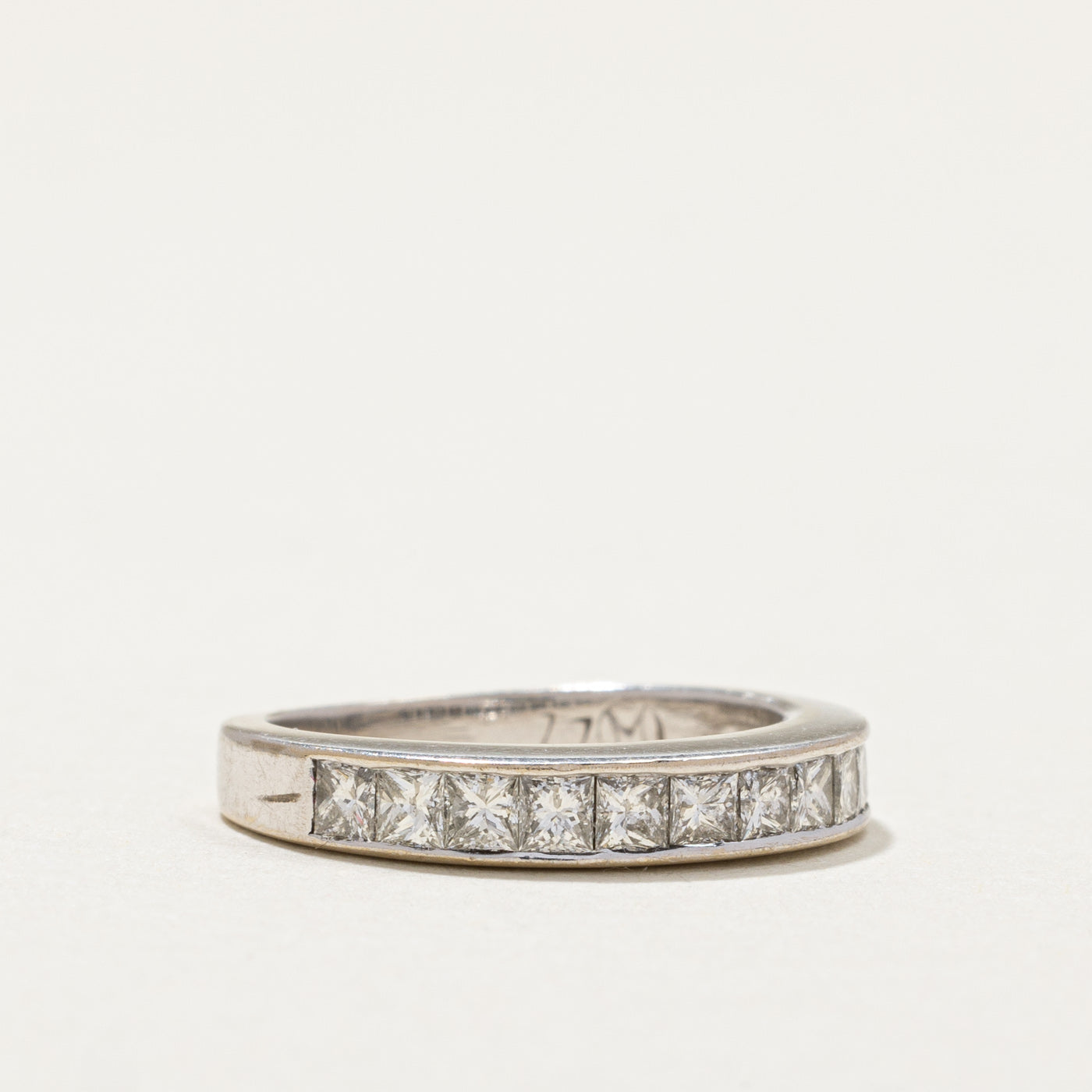 Princess Cut Semi Eternity Diamond Band | 0.60ctw | SZ 3.75
