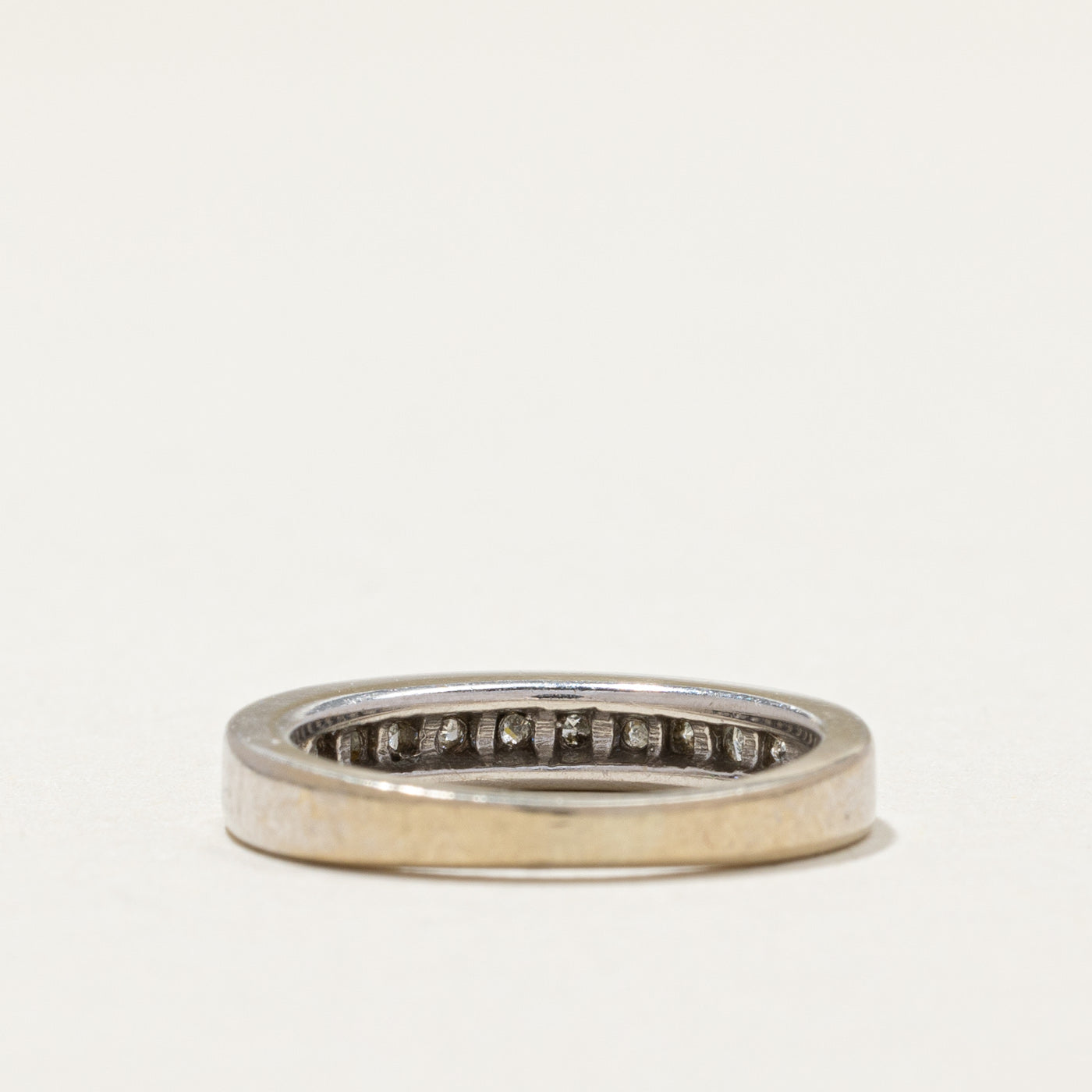 Princess Cut Semi Eternity Diamond Band | 0.60ctw | SZ 3.75
