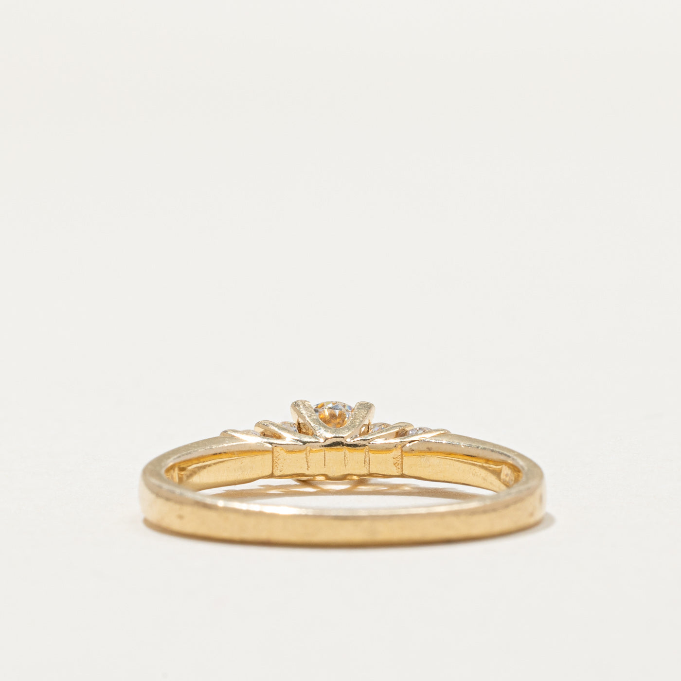 Round Brilliant Cut Diamond Engagment Ring | 0.62ctw | SZ 8.75
